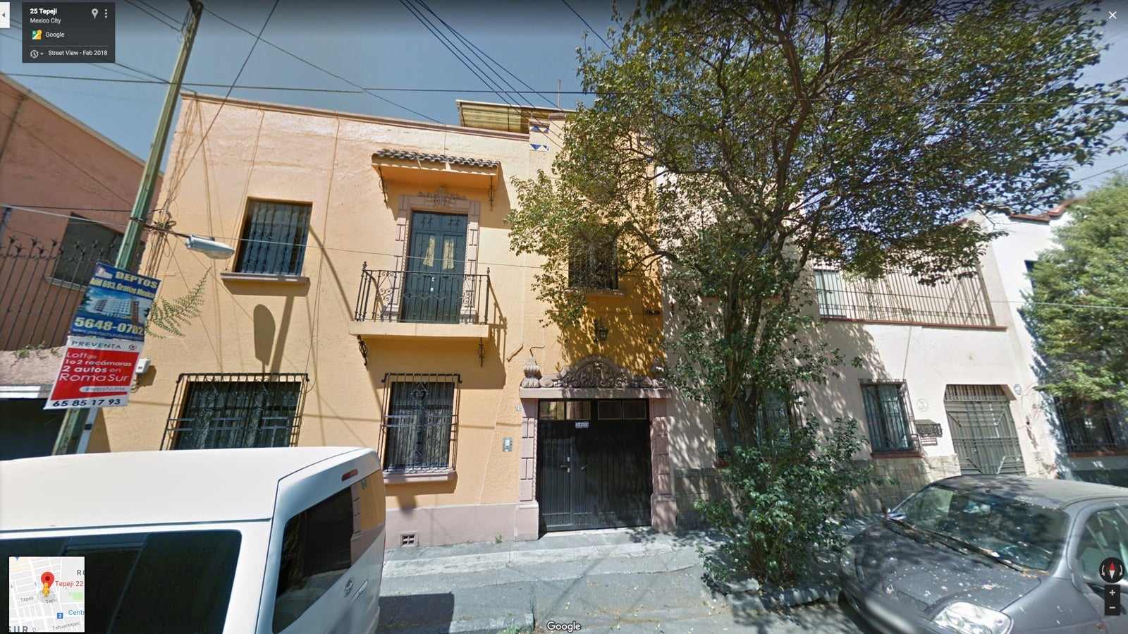22 Tepeji Street, Roma. (Photo via Google Maps)