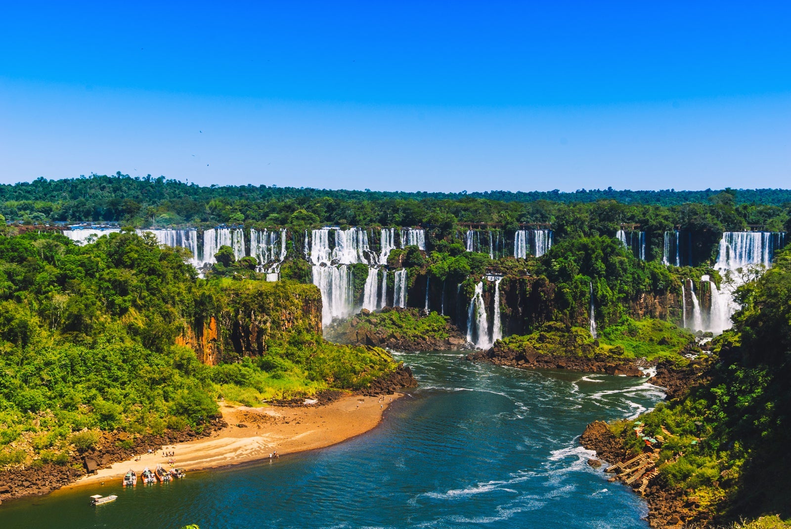 The Iguazu Falls in Argentina. (Photo via Shutterstock)