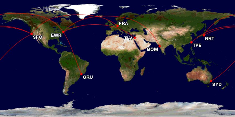 Image from GCmap.com.