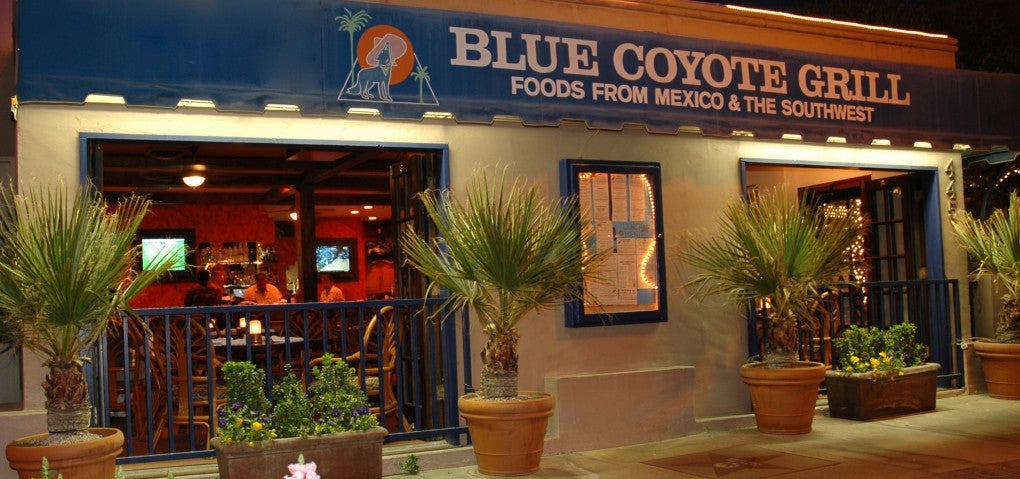 There's something about Blue Coyote Grill in Palm Springs that keep us coming back for more. (Photo courtesy of Blue Coyote Grill).