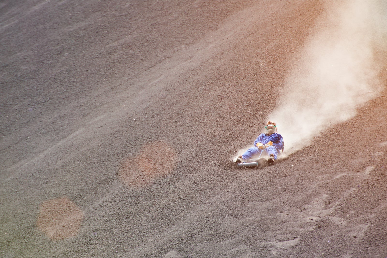 This is what it looks like to volcano board. (Photo via Shutterstock)