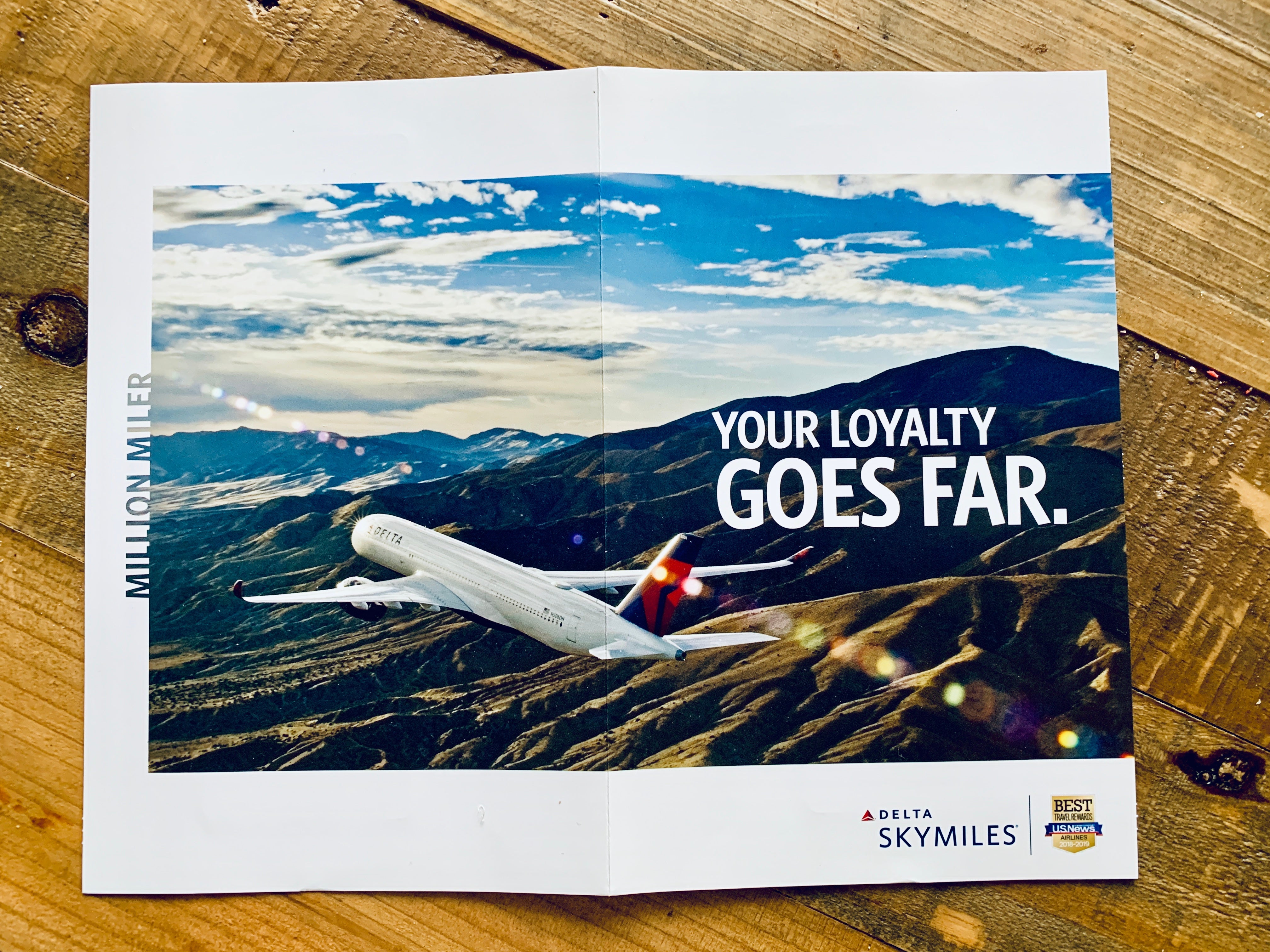 Delta Now Sending Brag Tags to Million Milers — Here's What