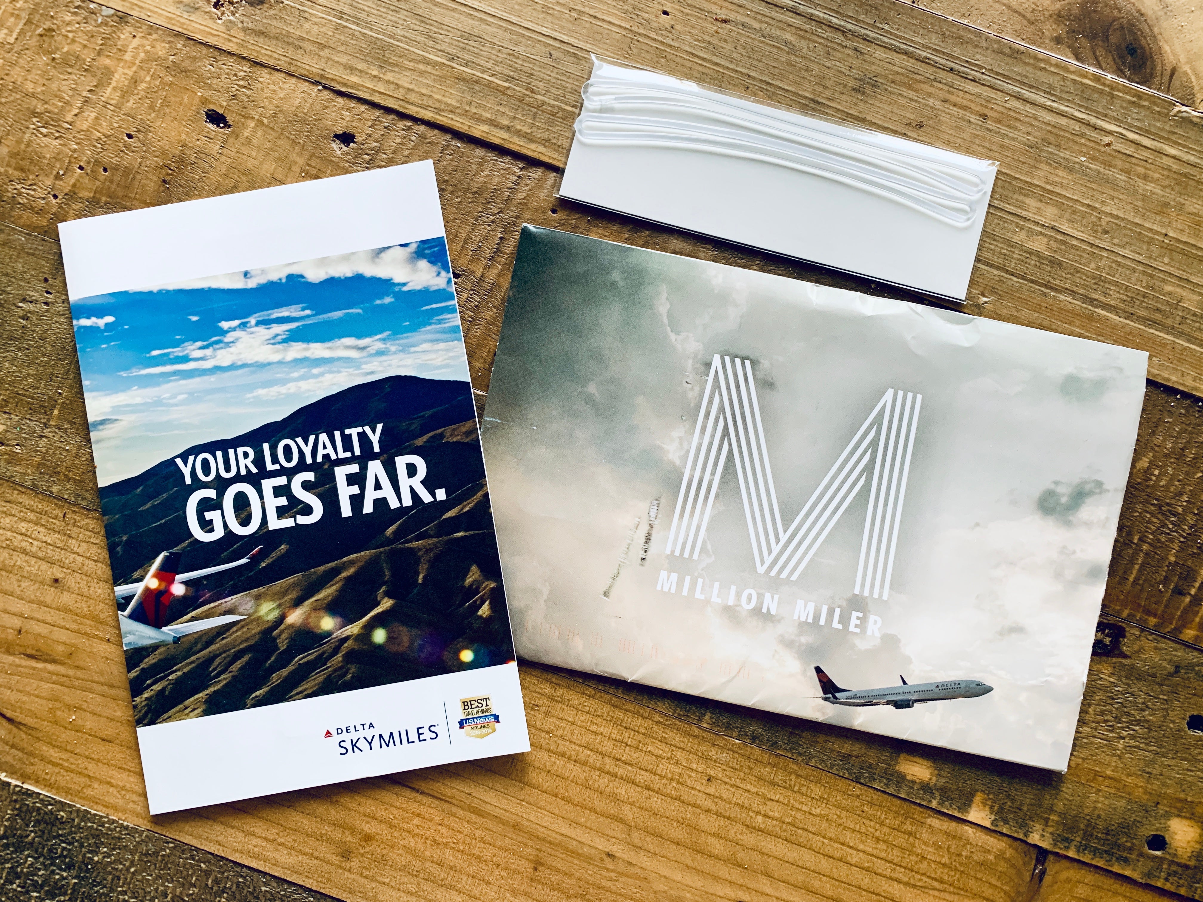 Delta Now Sending Brag Tags to Million Milers — Here's What