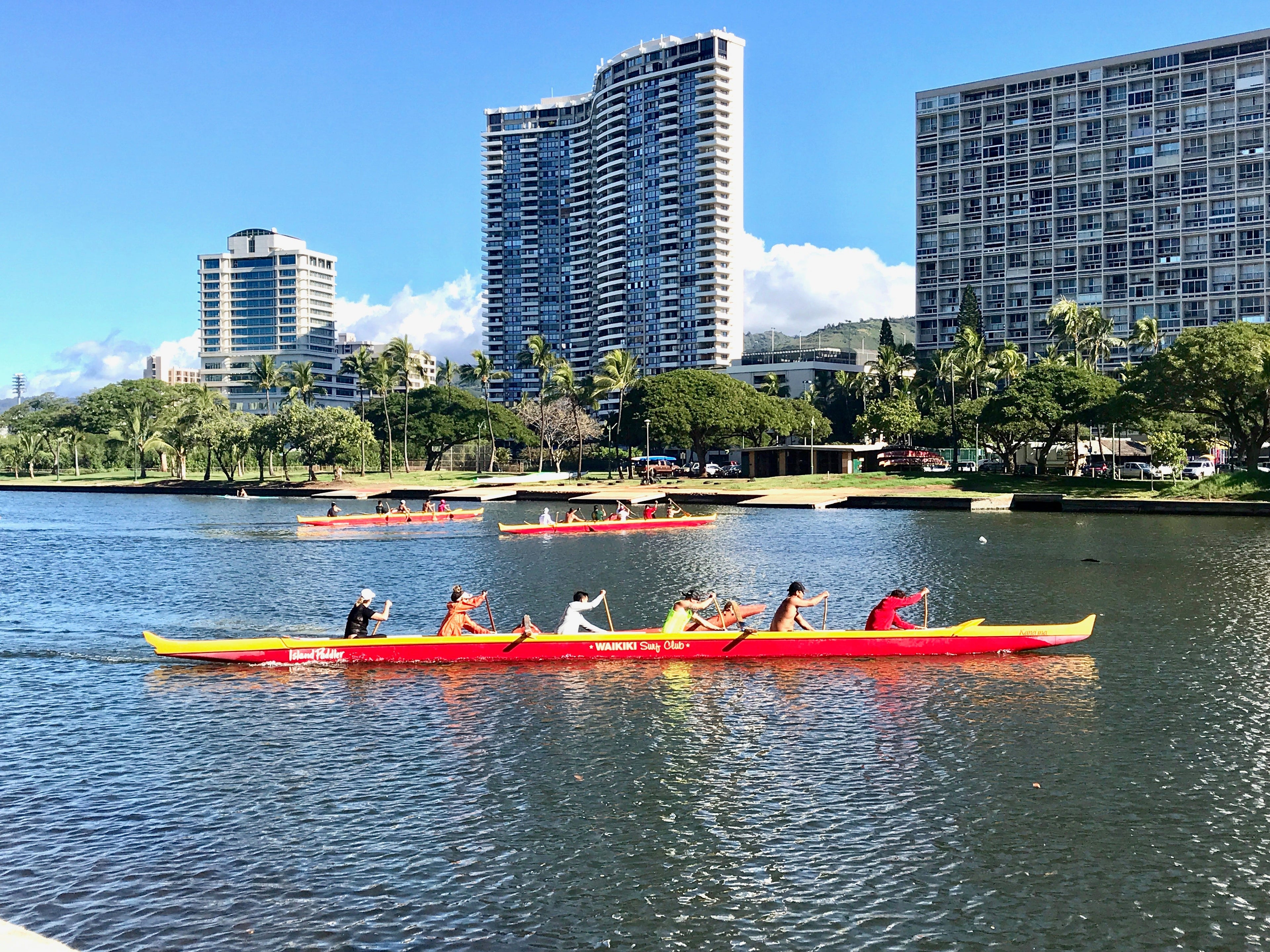 crew rowers Honolulu channel