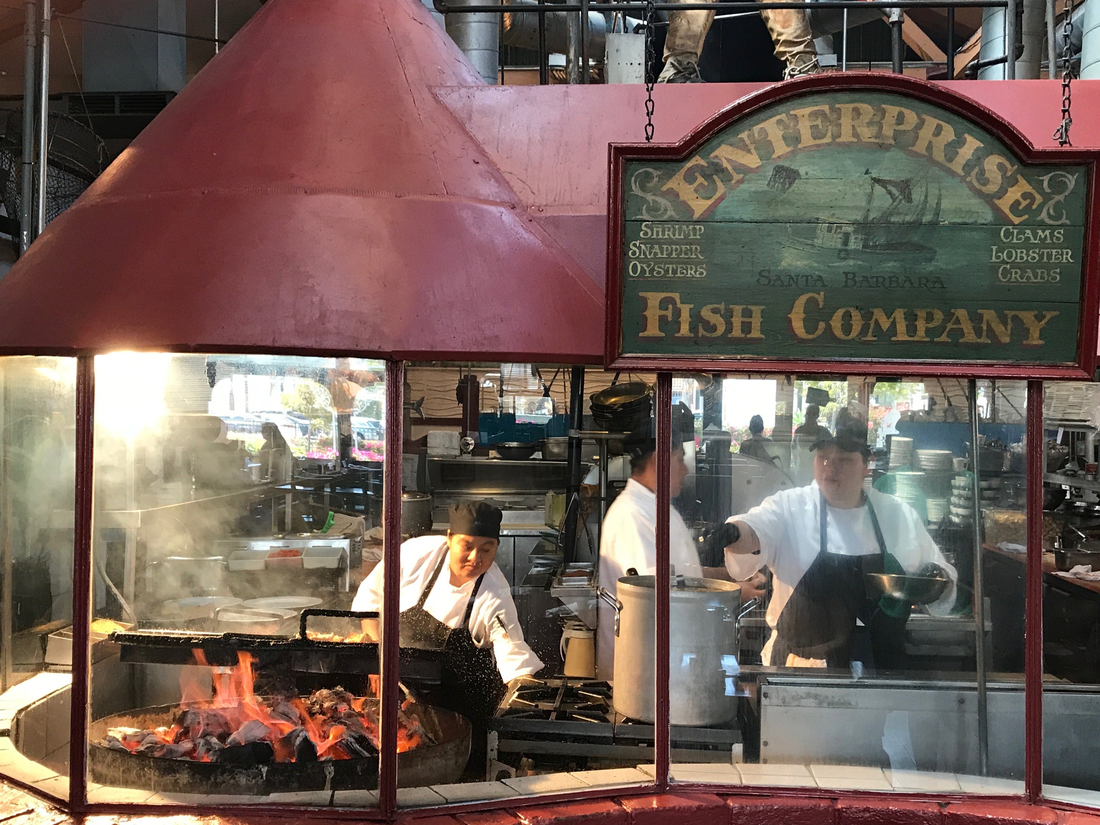 Enterprise Fish Company Santa Barbara kitchens