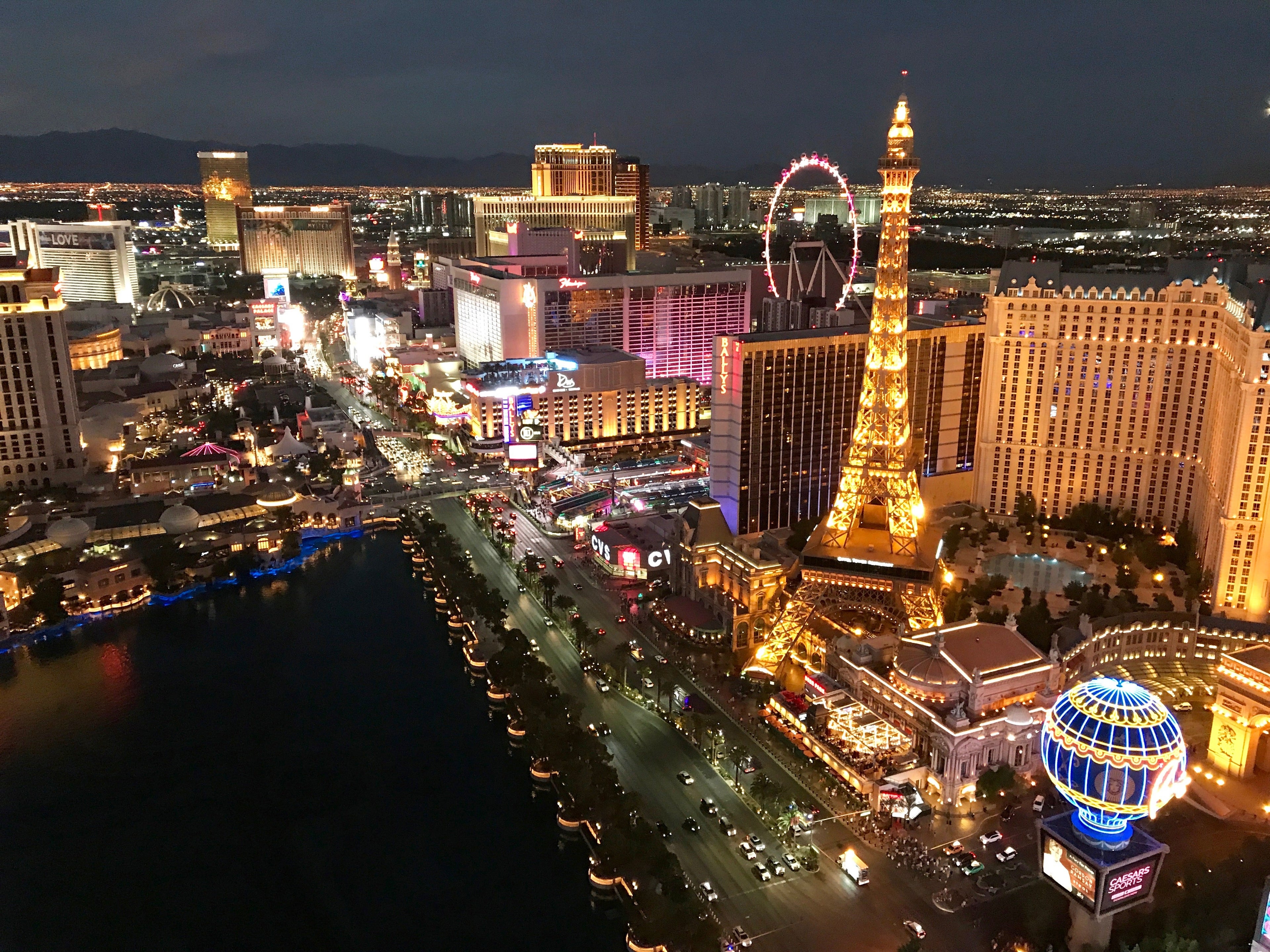 Las Vegas Strip at night