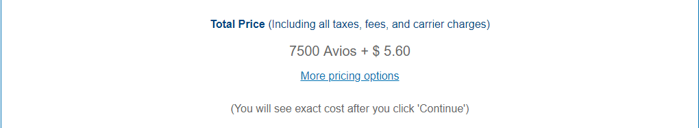 JFK-BDA Cost