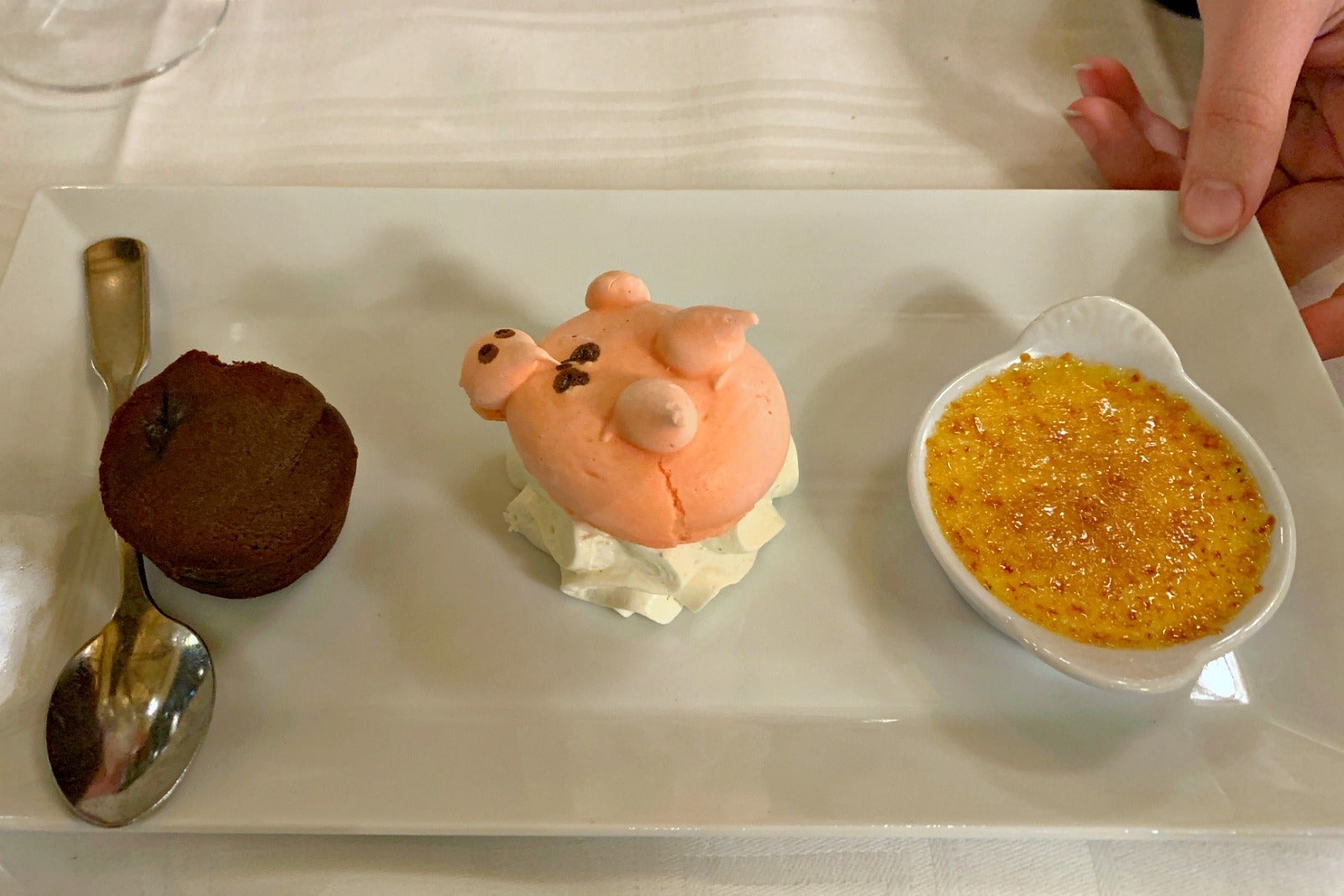 Dessert at Au Pied de Cochon.