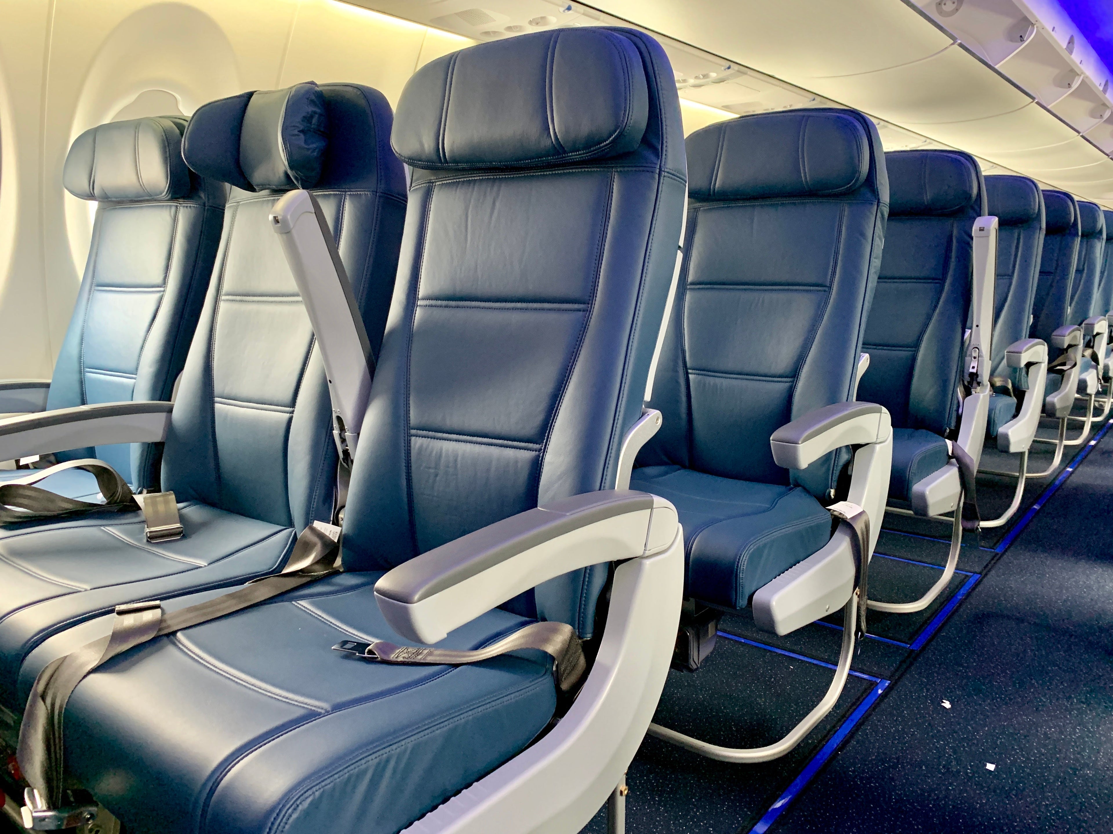Delta's A220 offers 18.6 inches of width on each economy seat