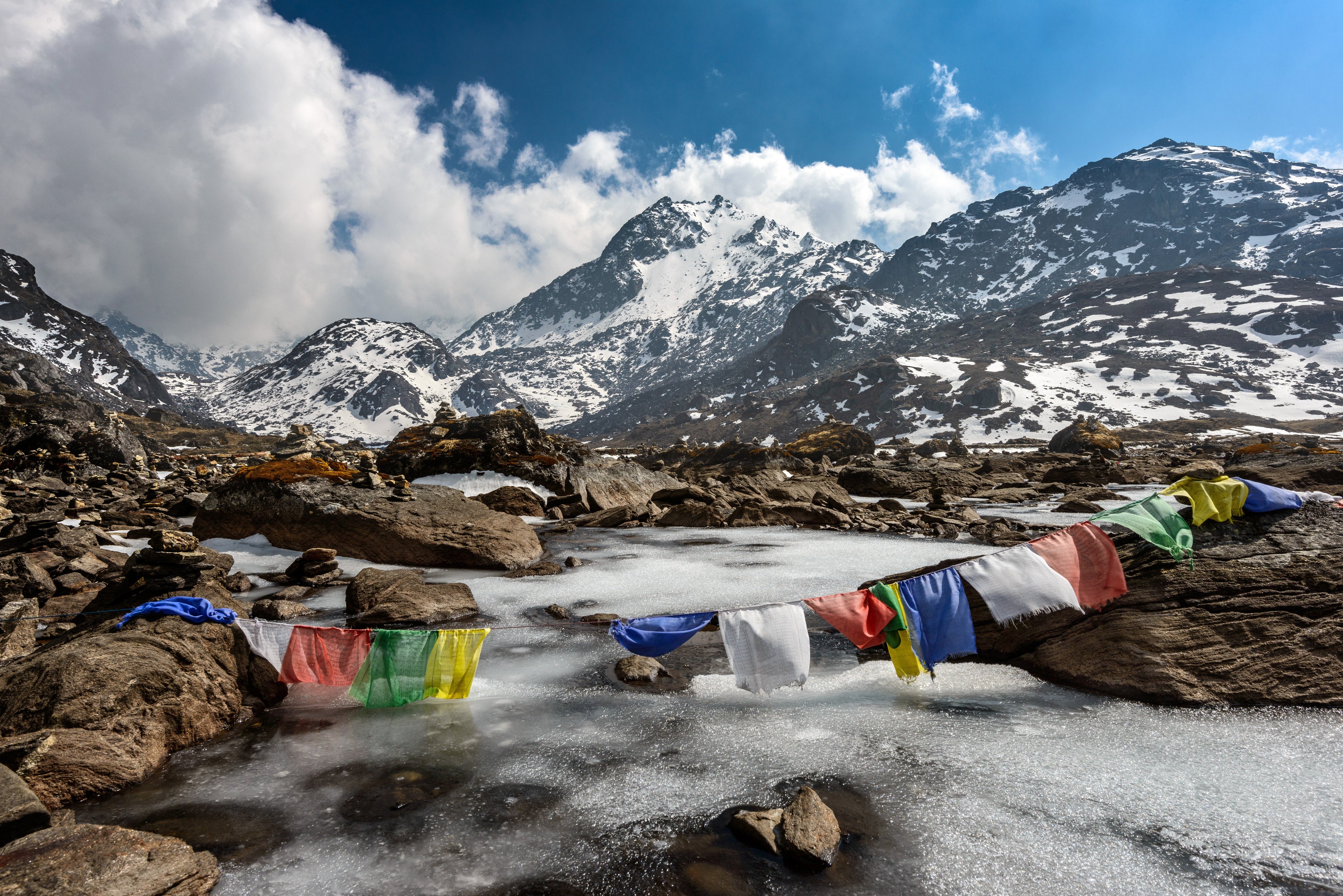Lake Gosainkunda in the Himalayas of Nepal. Photo by Sergey Pesterev on Unsplash