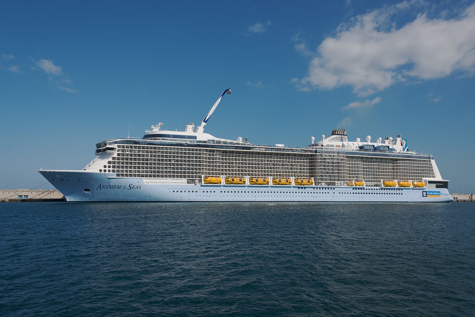 Royal Caribbean's Anthem of the Sea cruise ship.