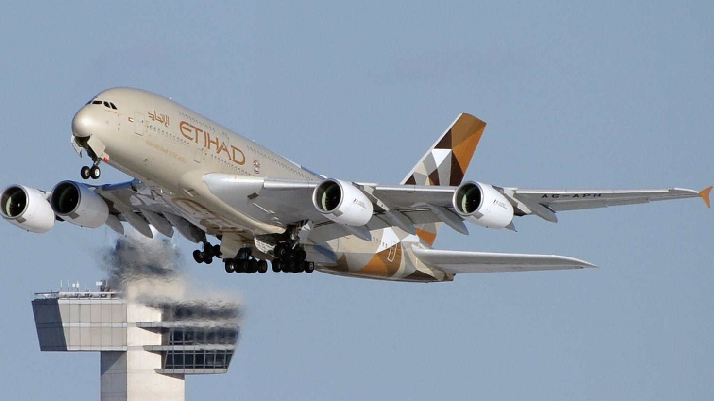 Etihad A380 JFK