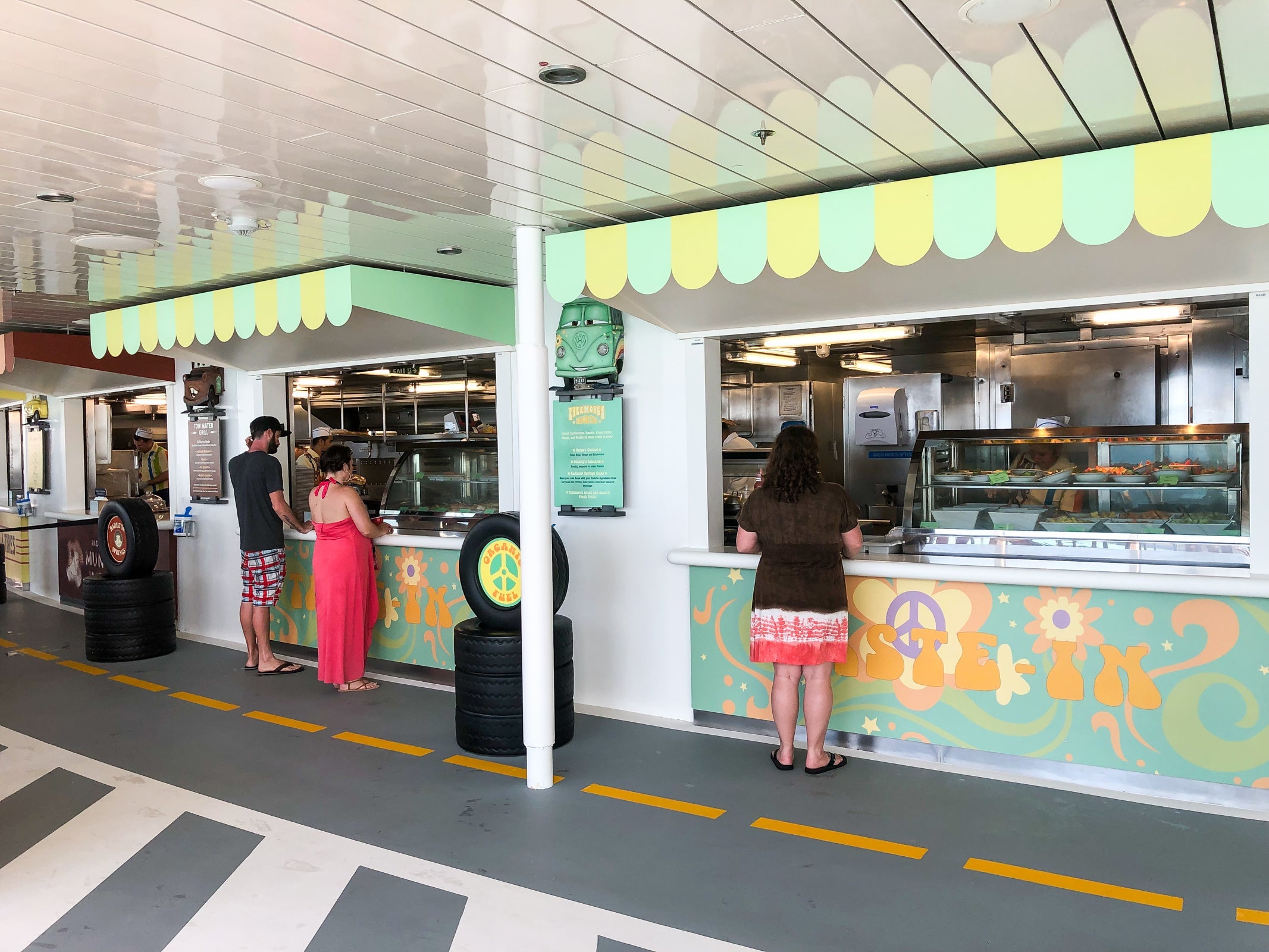 Flo's Cafe on Disney Dream.