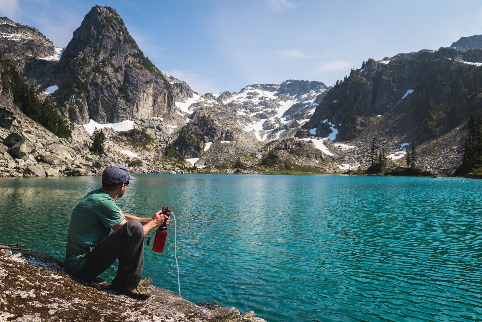 You can use a handpump to filter water, but it may take a toll on you physically. (Photo via Getty Images)