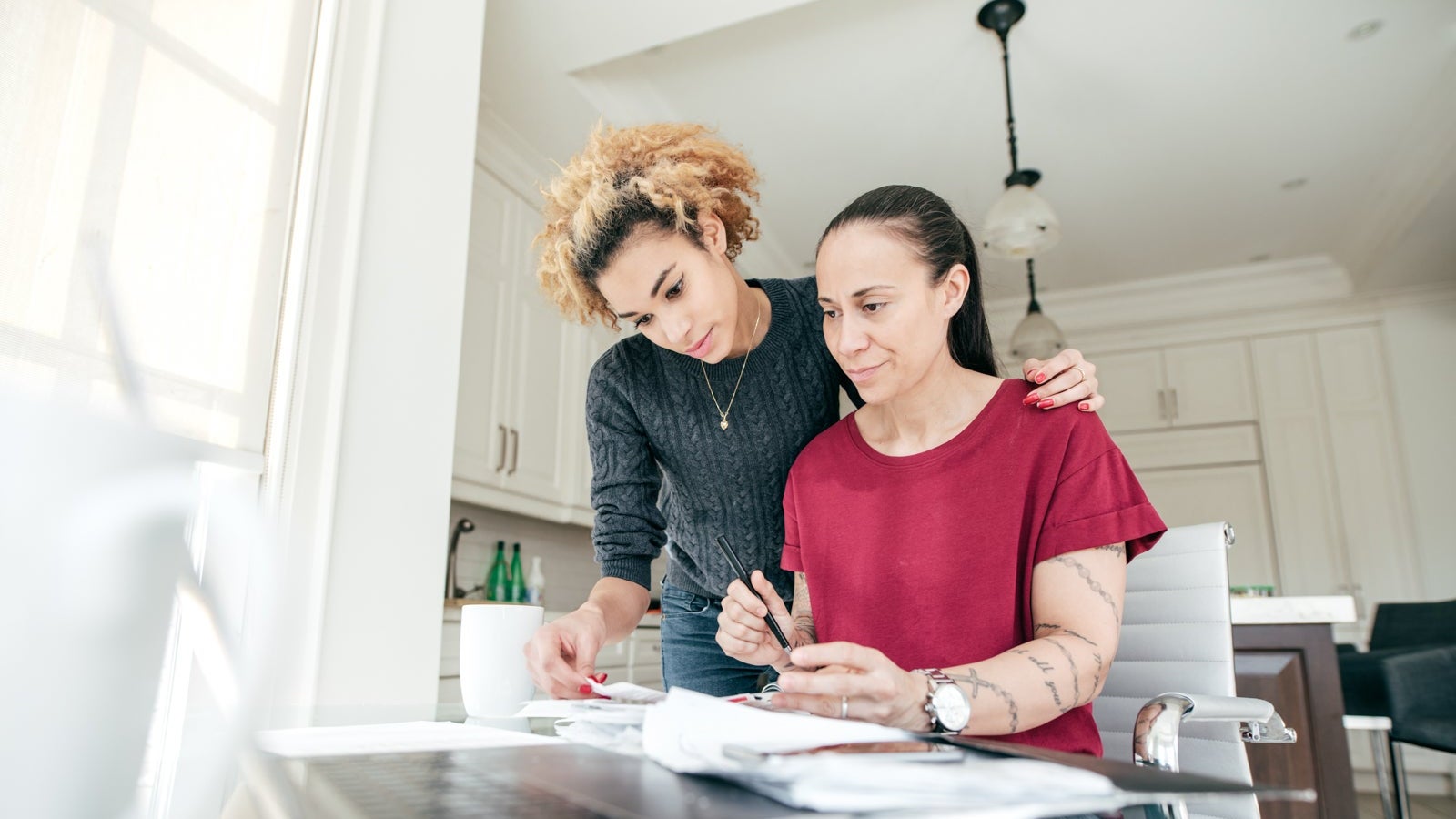 Managing the family's finances