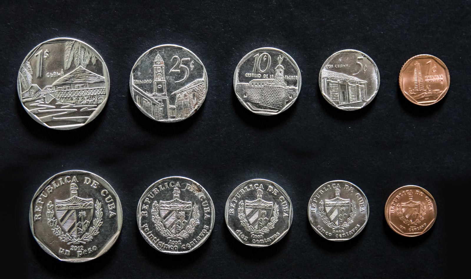 CUC Cuban currency coins in circulation. (Photo by Roberto Machado Noa/LightRocket via Getty Images)