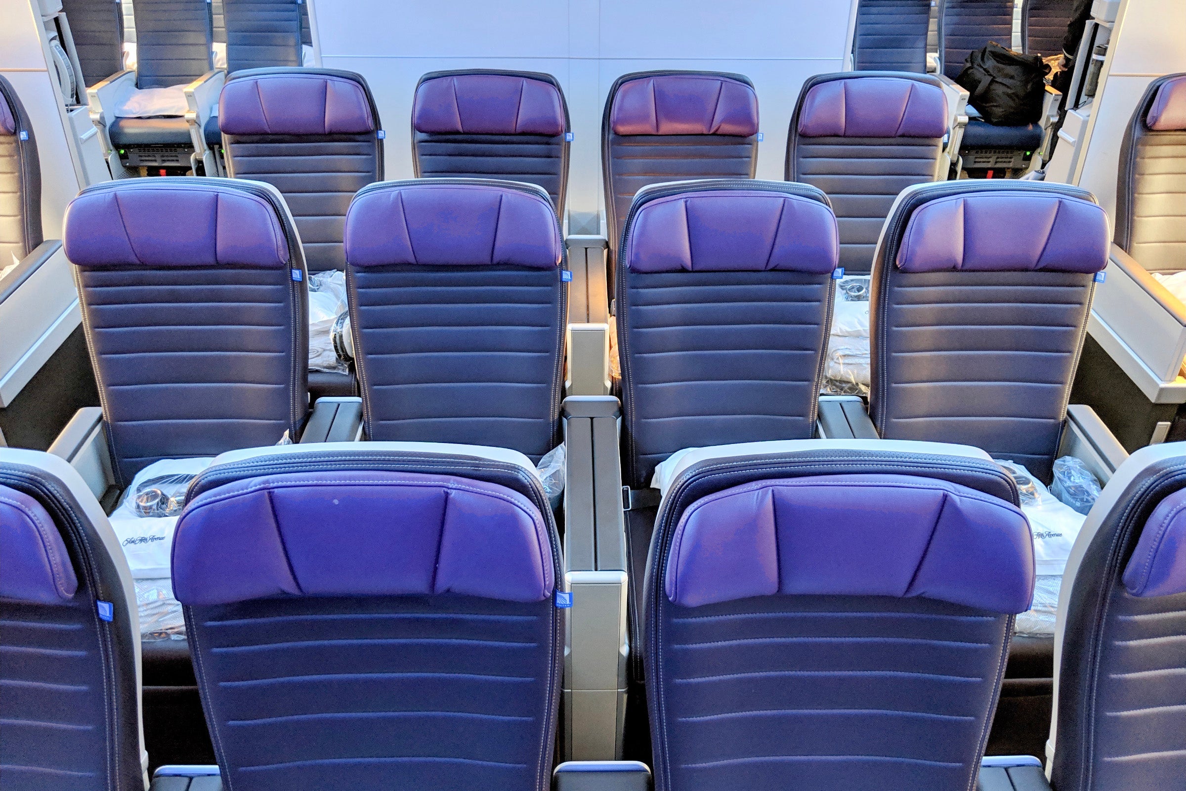 United's Premium Plus cabin aboard a 777-300ER