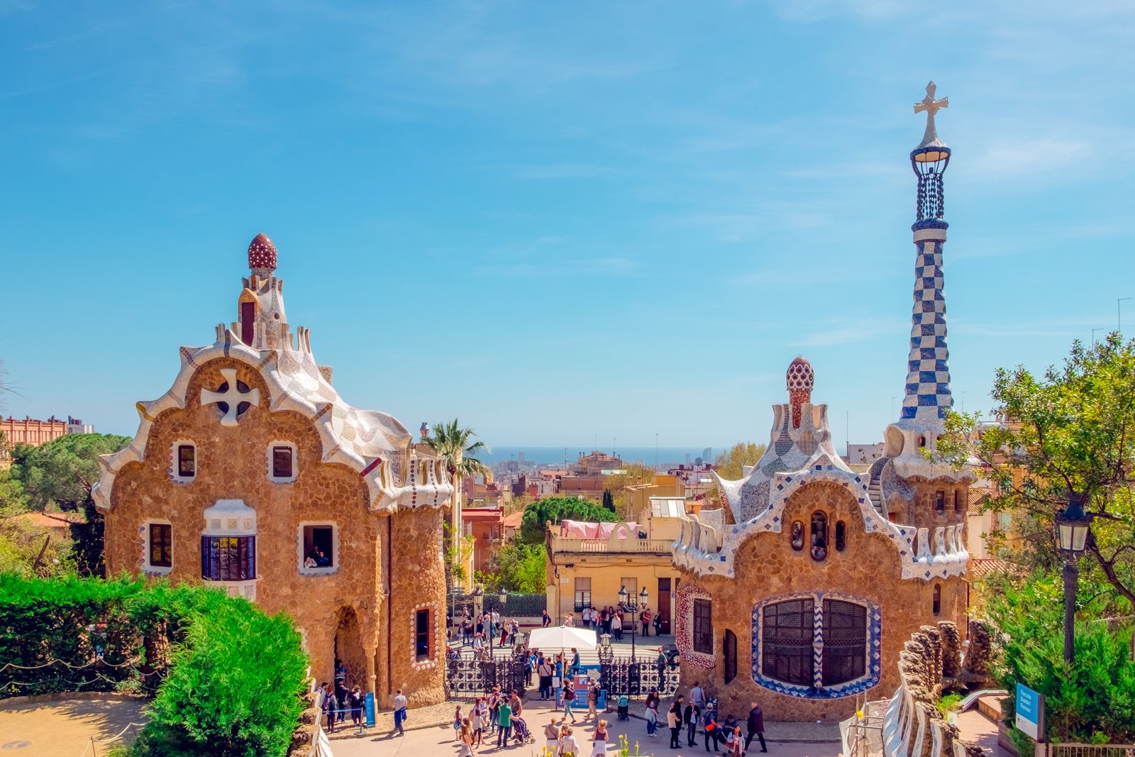 Park Güell, designed by Catalan architect Antoni Gaudí. (Photo by Daniel Corneschi/Unsplash)