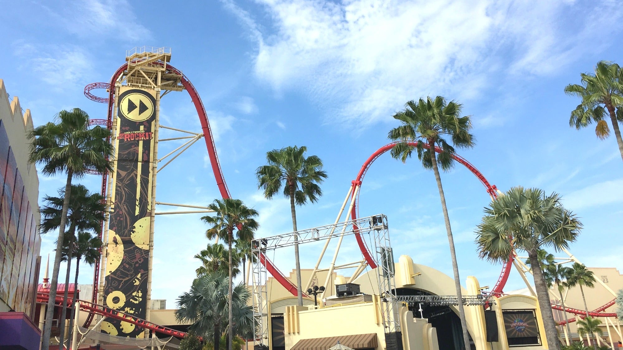 Universal Orlando - Hollywood Rip Ride Rockit Roller Coaster