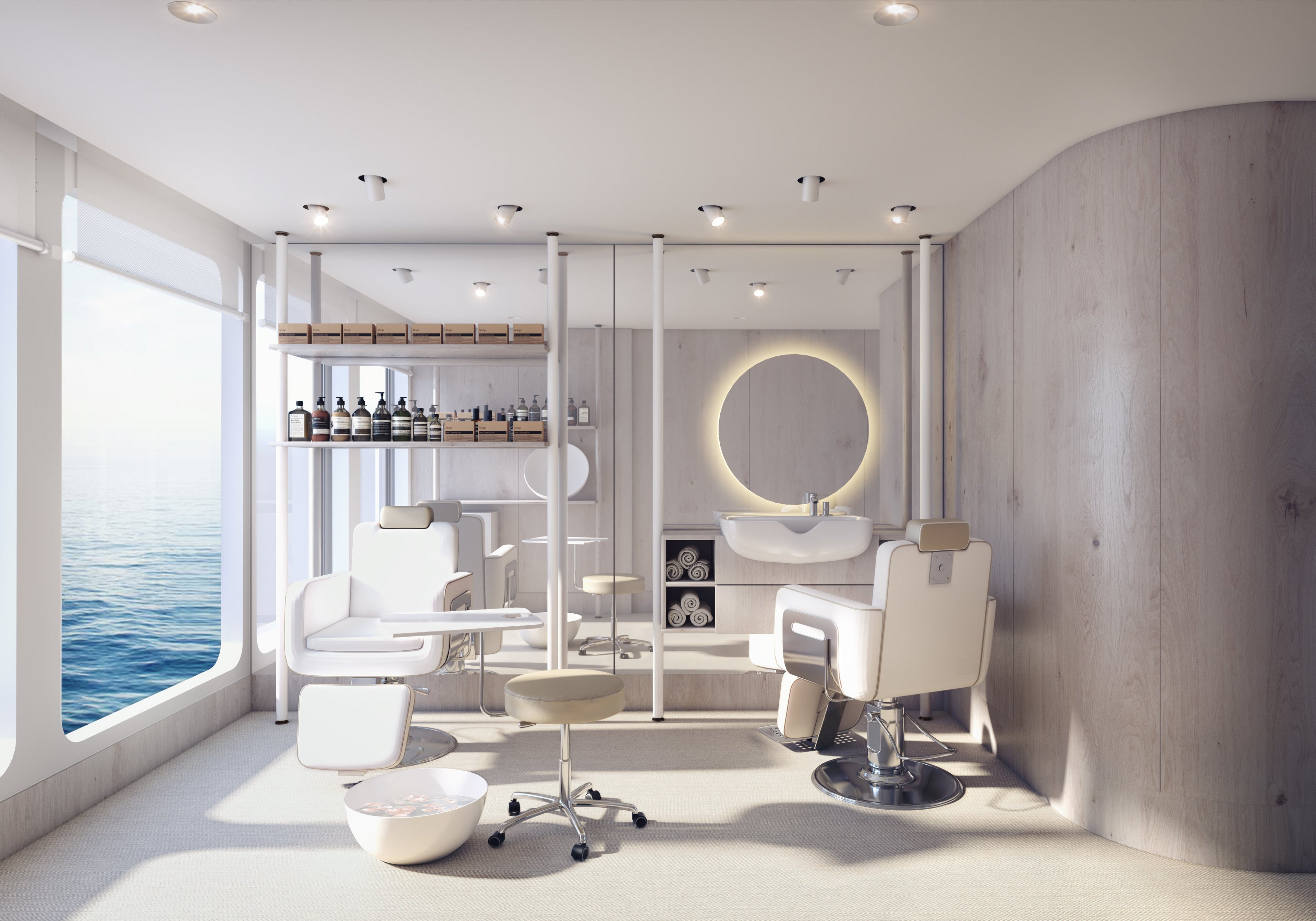 Rendering of Silver Origin spa. Courtesy of Silversea.
