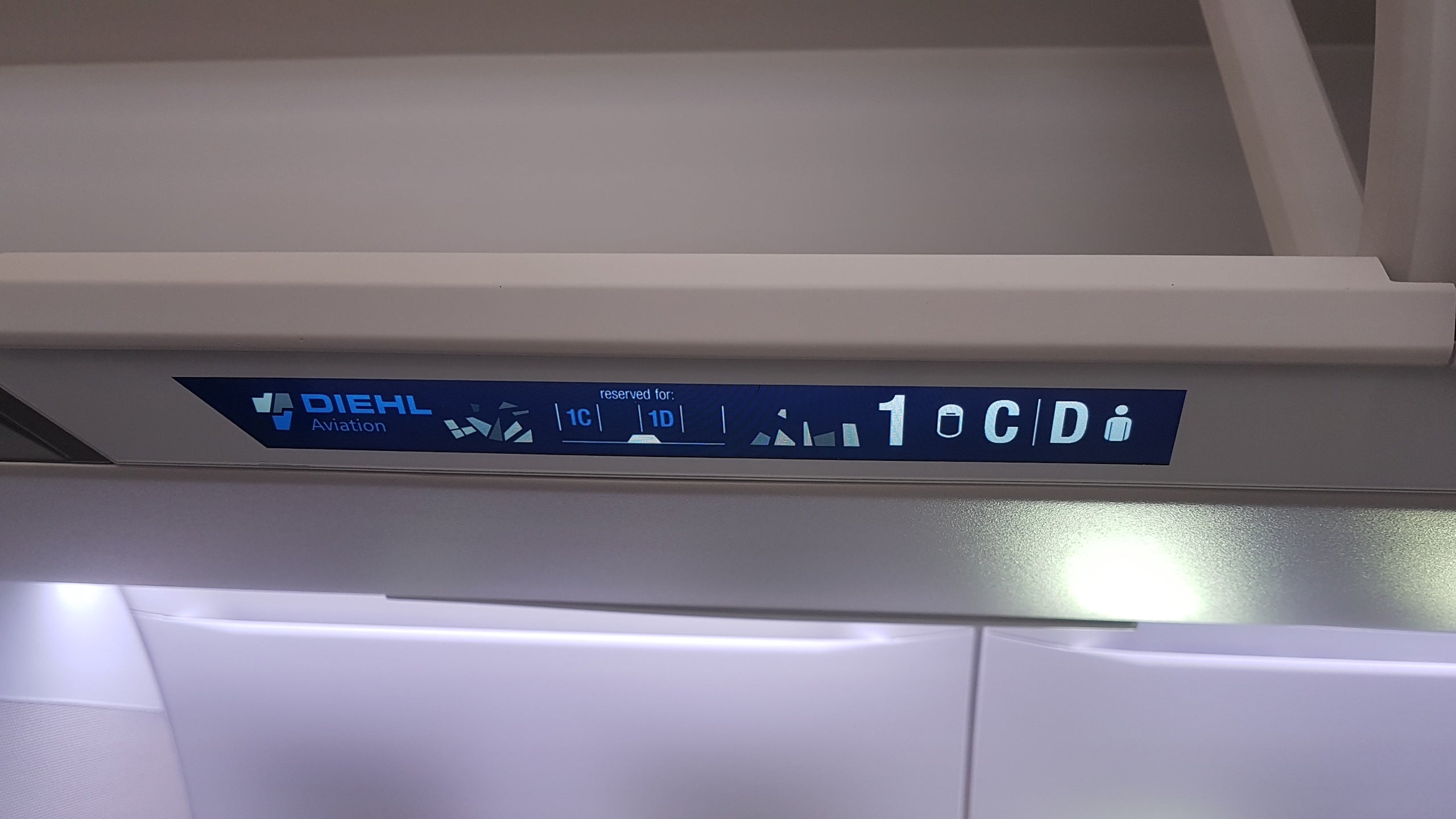 Diehl Aviation New Overhead Cabin Design (Source: Ben Smithson / The Points Guy)