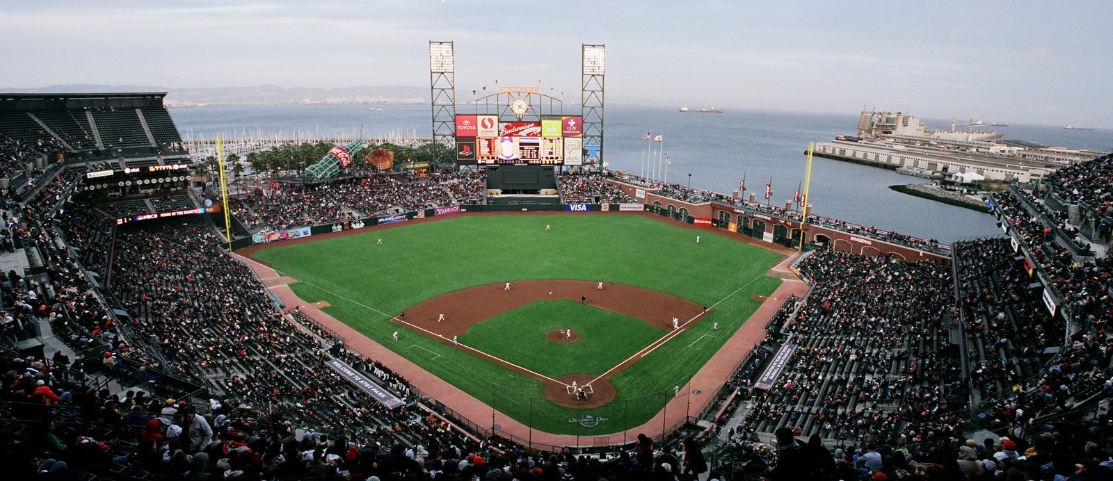 Oracle Park, formerly known as AT&T Park. (Photo by Bspangenberg / Wikipedia)