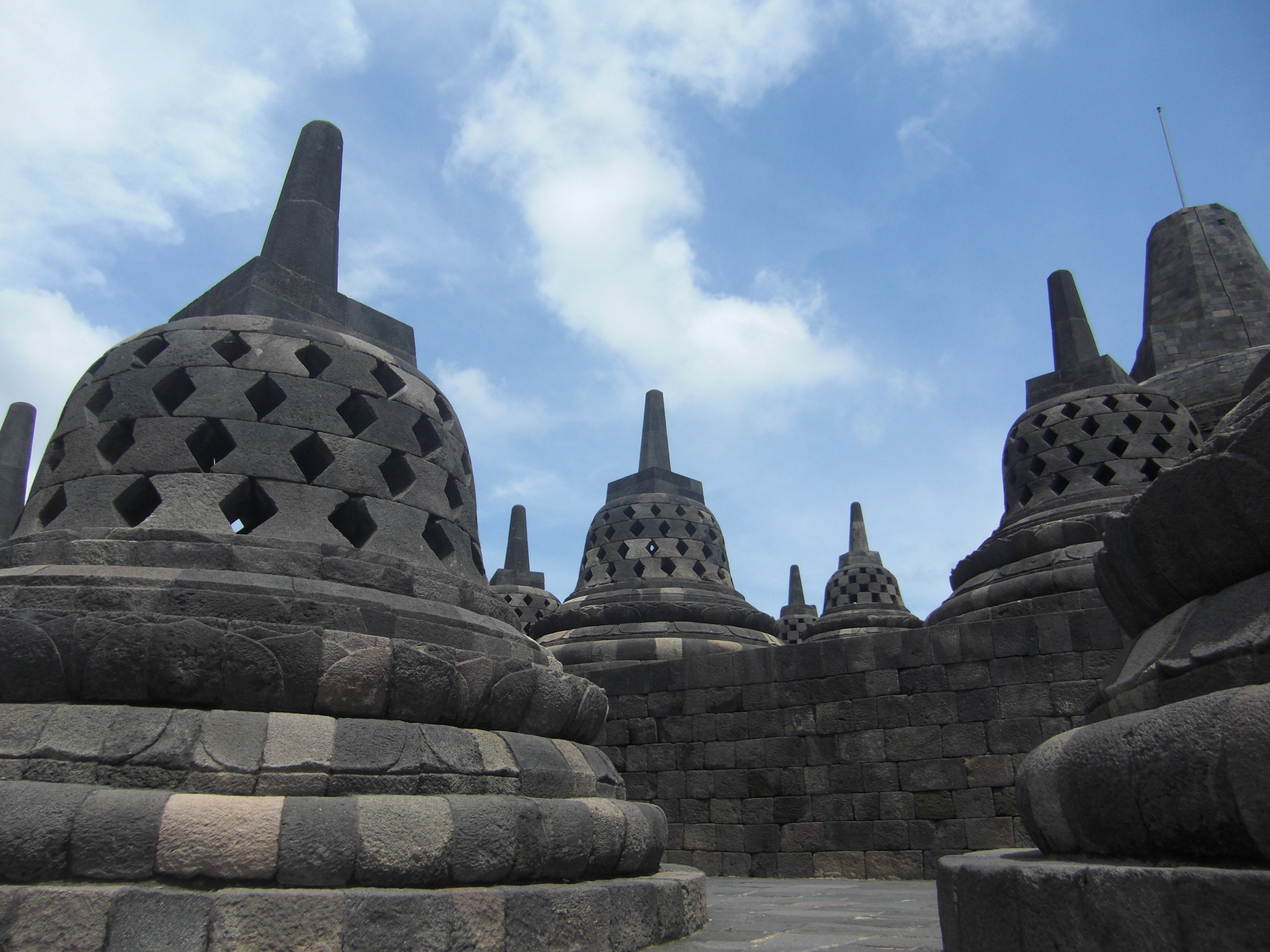 The Buddhist site of Borobodur, near Yogyakarta, will interest older kids (Photo by Elen Turner)