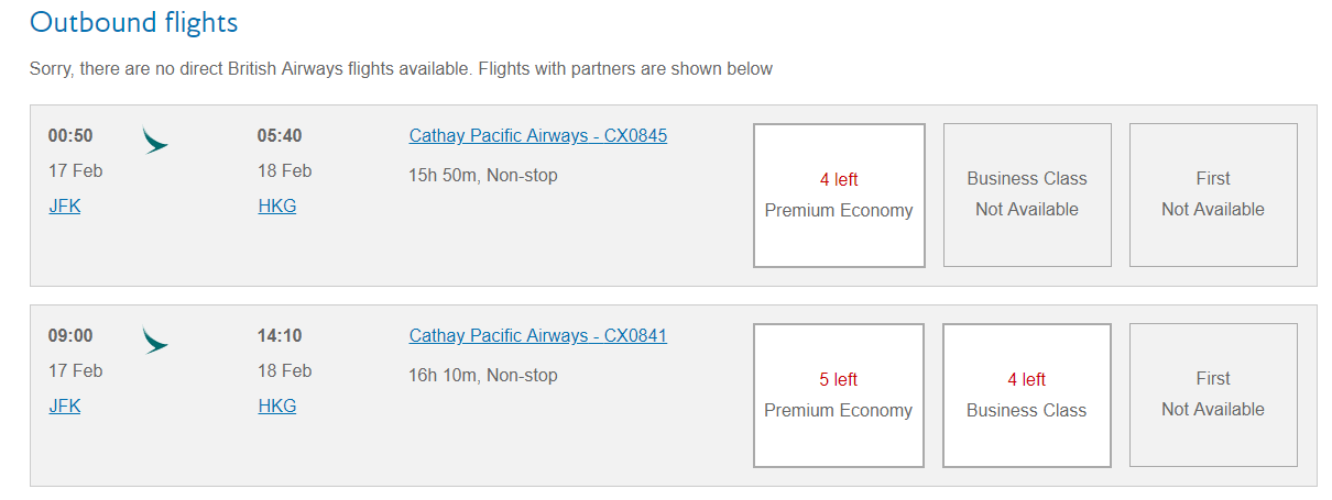 You can usually find up to 5 business class seats when Alaska Airlines allows bookings for partner awards.