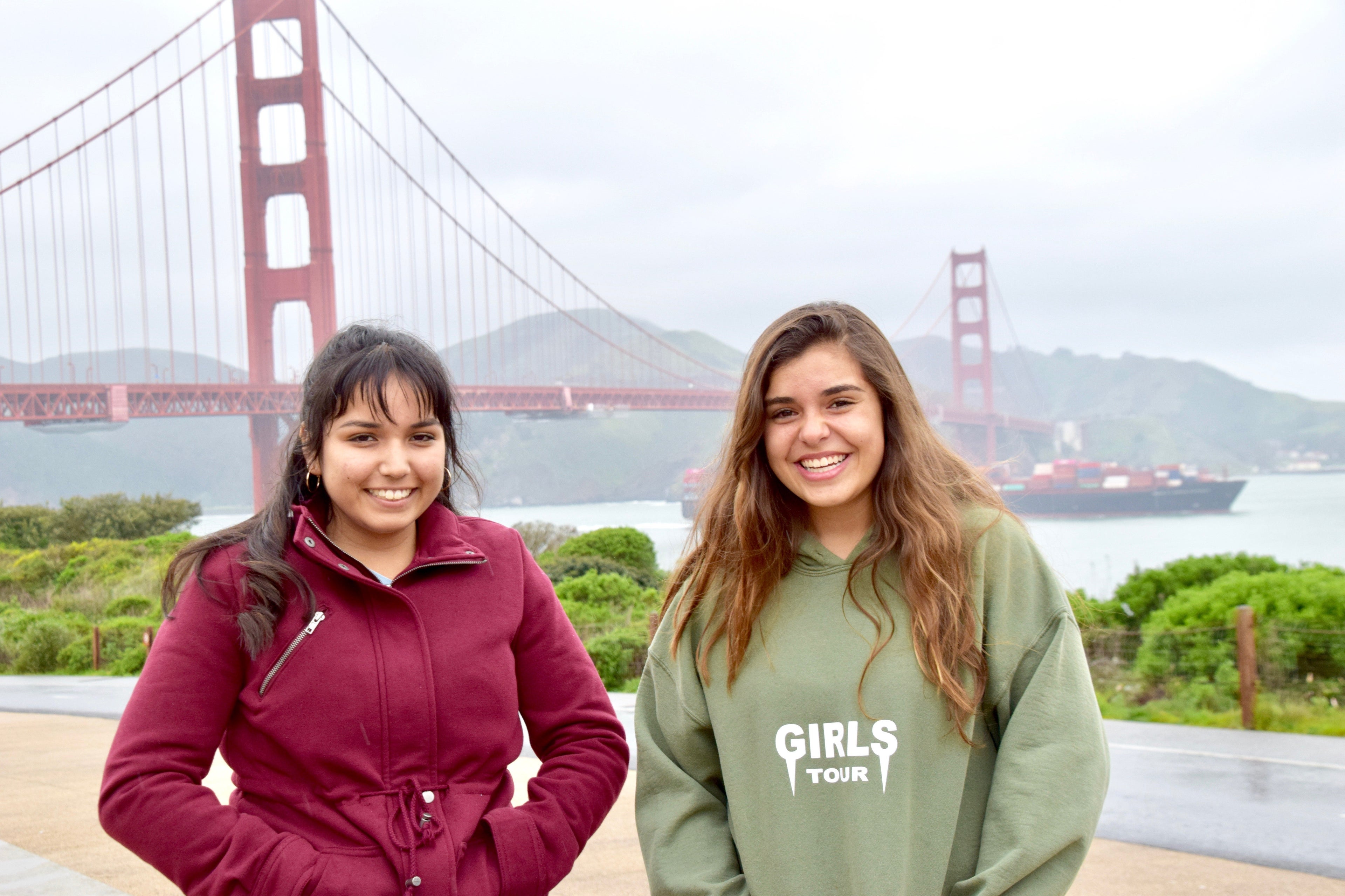 Just a short walk from Crissy Field, the Golden Gate Bridge offers amazing views of San Francisco's skyline and bay.