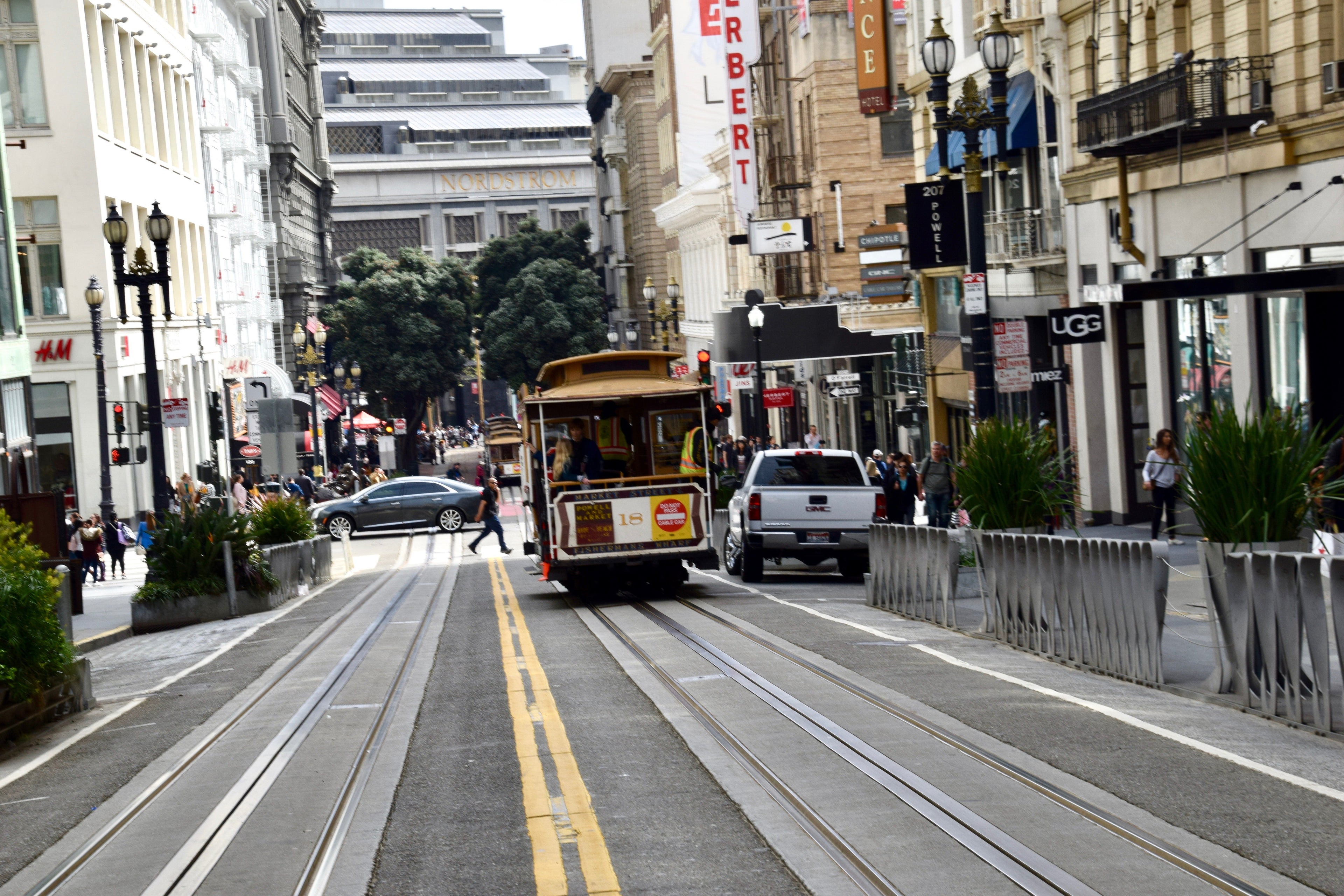 When the kids get tired of hiking the streets of San Francisco, there is always a handy cable car nearby.