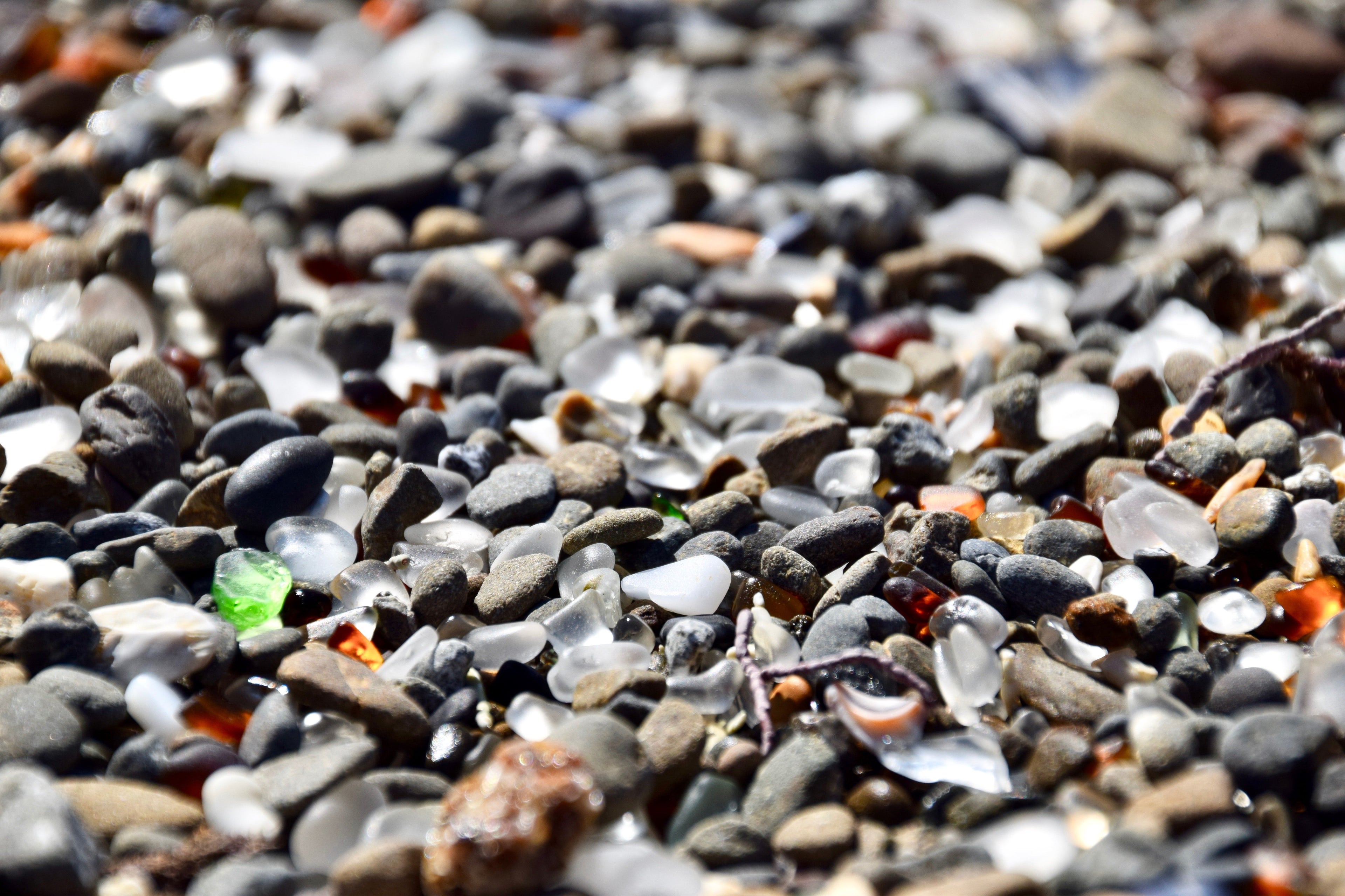 glass sand beach Mendocino