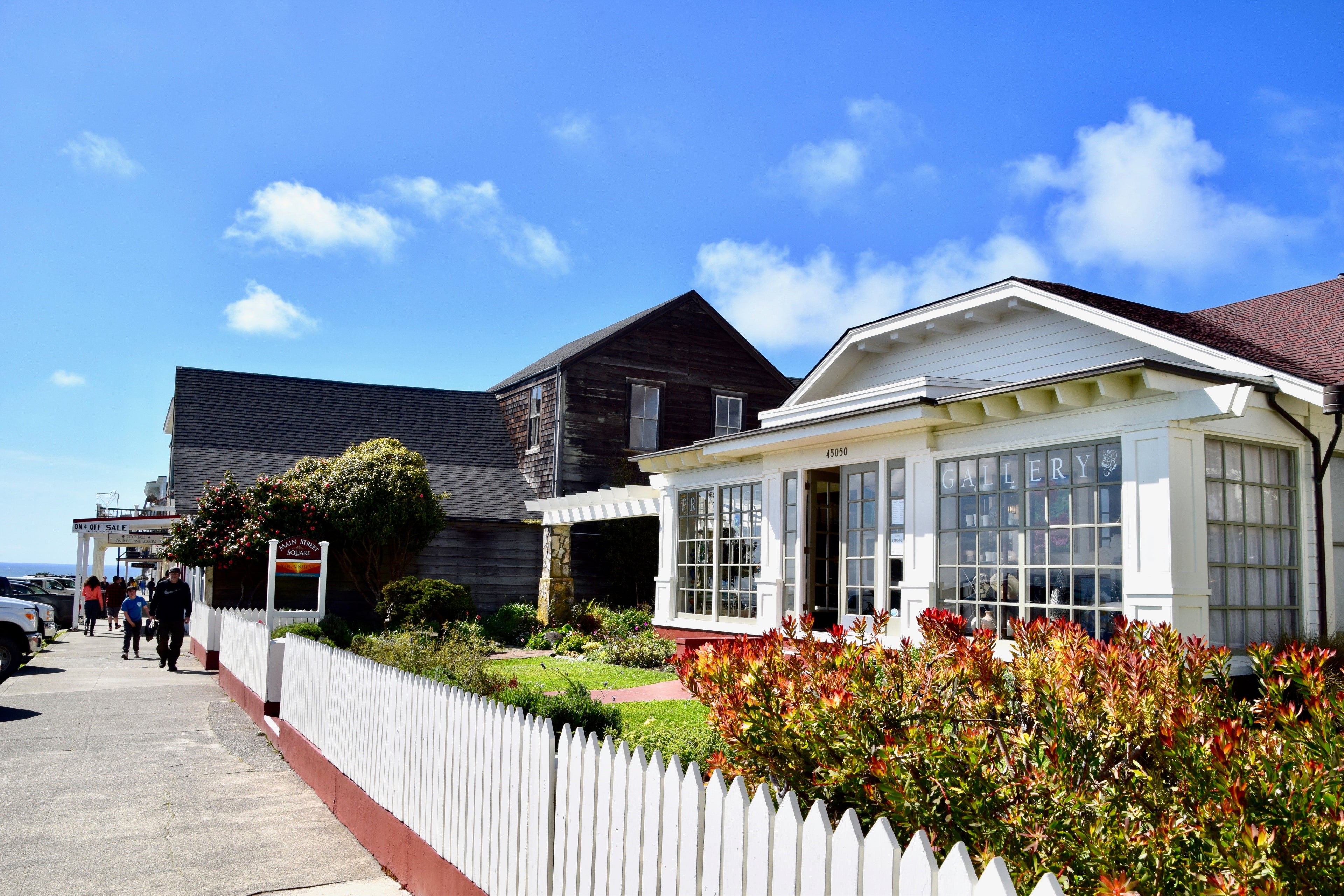 downtown Mendocino California