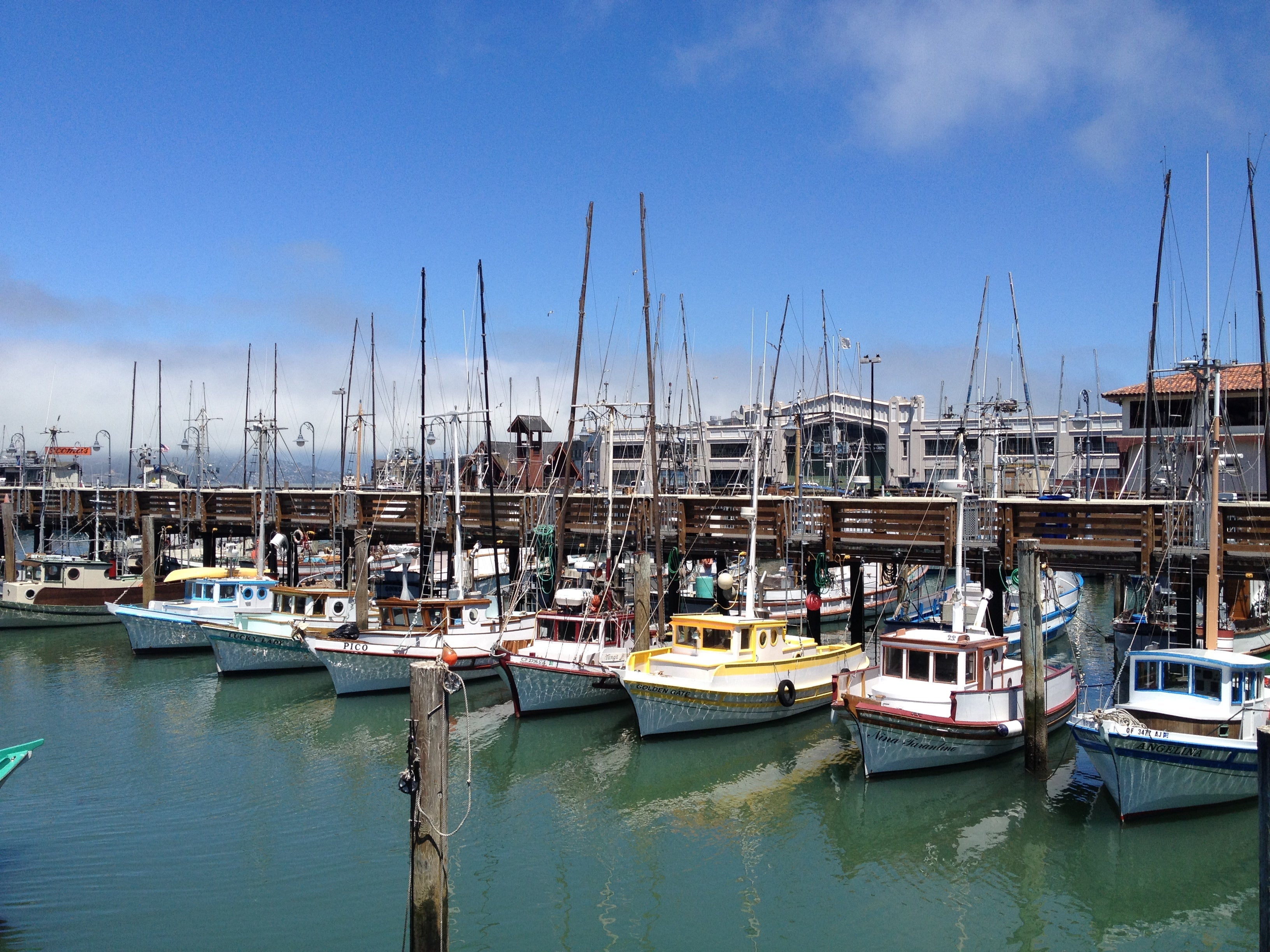 Fisherman's Wharf in San Francisco is always colorful and never boring.
