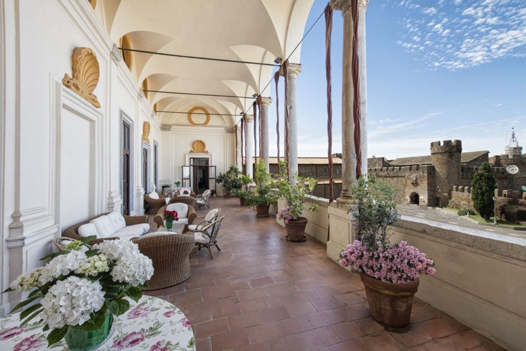 Palazzo Ruspoli in Cerveteri. Photo courtesy of Rete delle Dimore Storiche del Lazio.