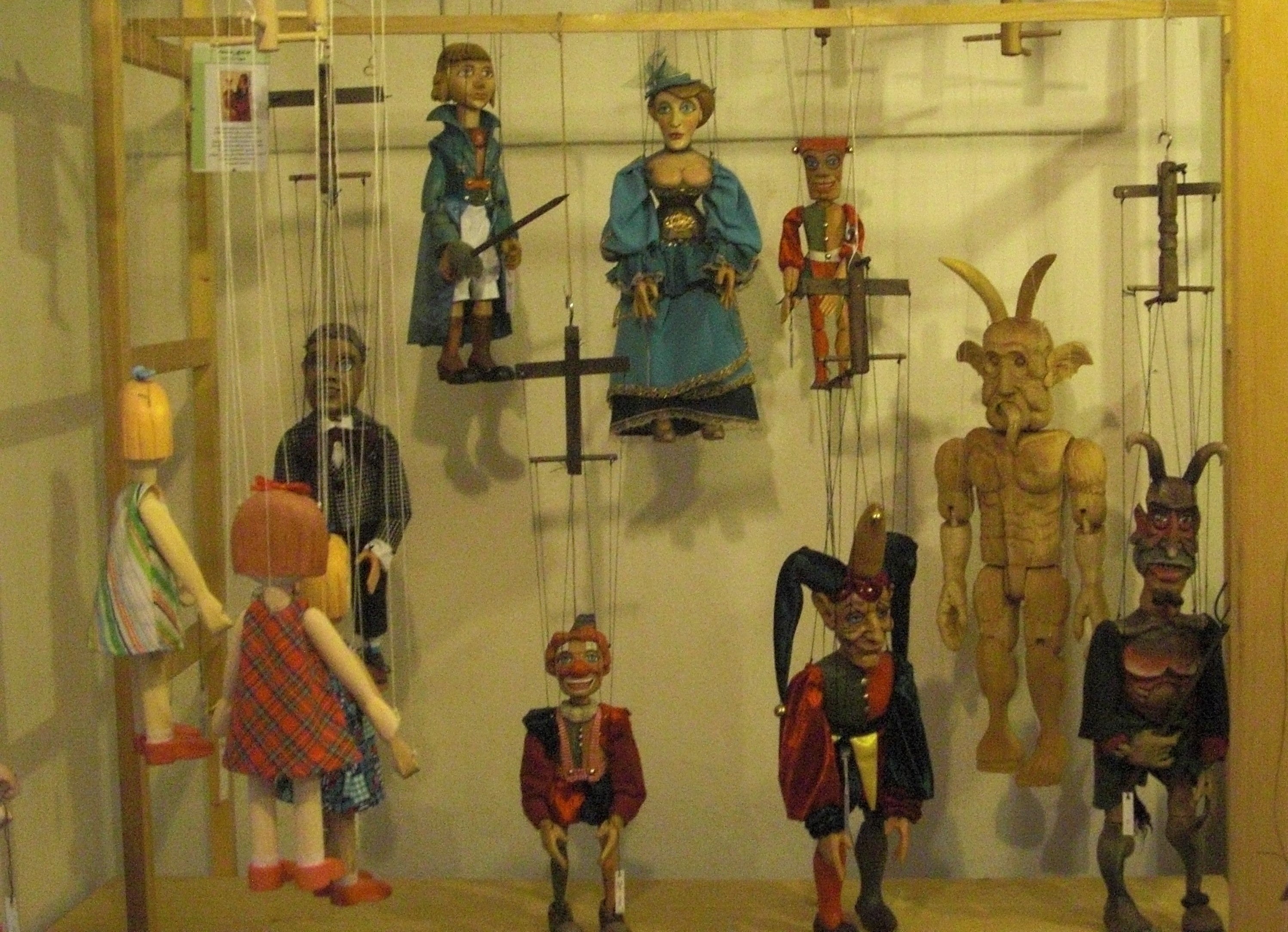 Hand-crafted puppets are a Prague specialty. Photo by Elen Turner