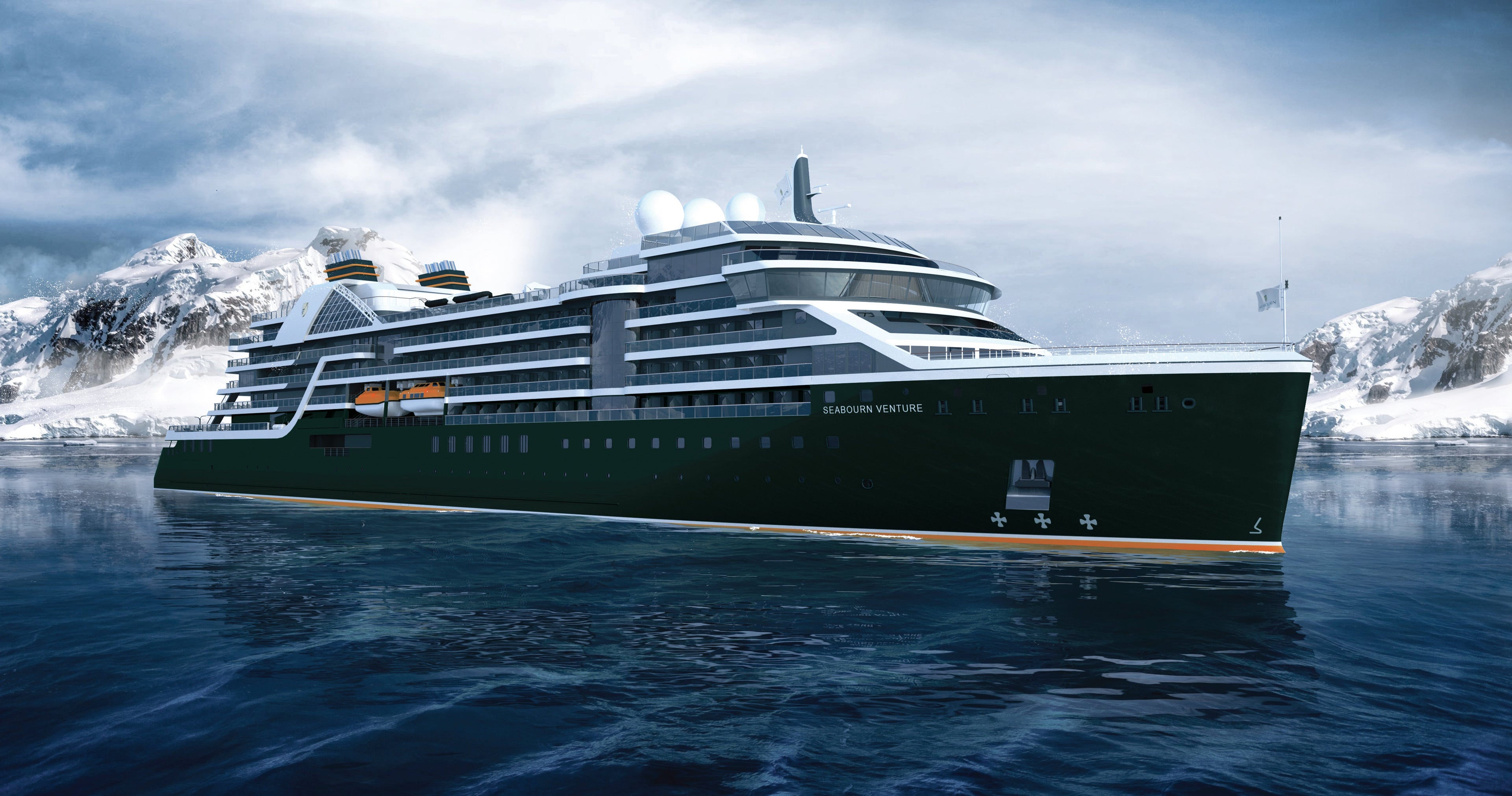 Rendering of Seabourn Venture courtesy of Seabourn.