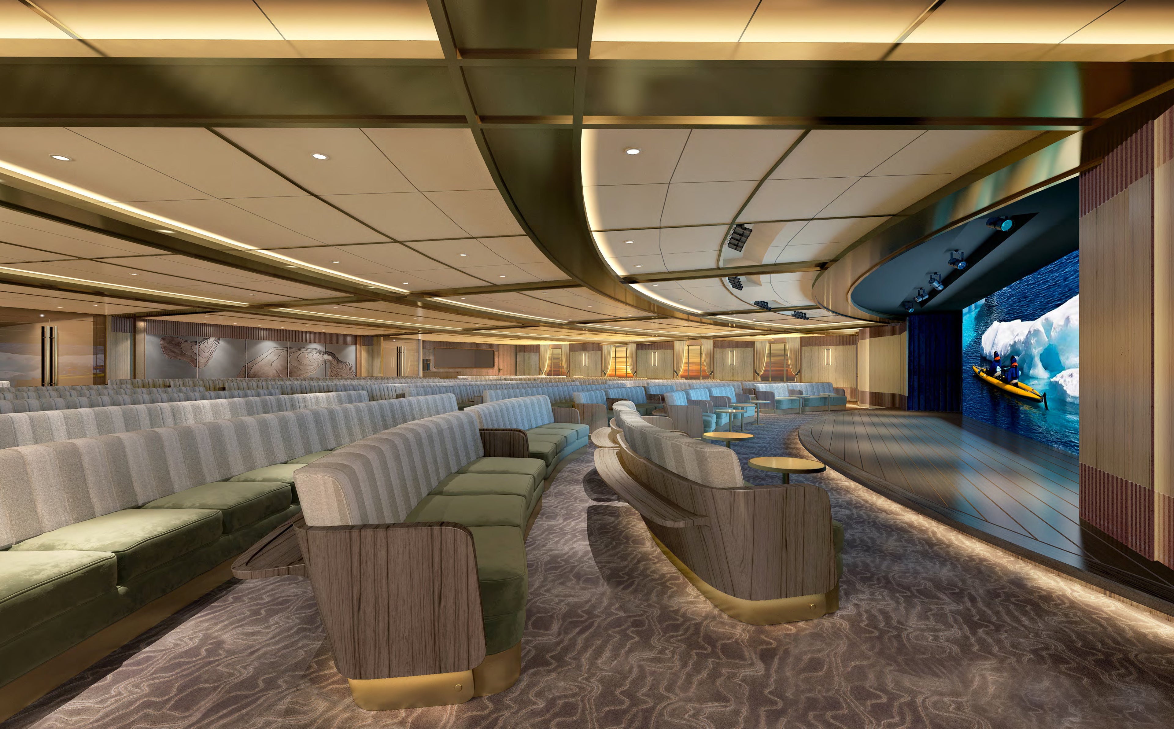 Rendering of Discovery Center courtesy of Seabourn.