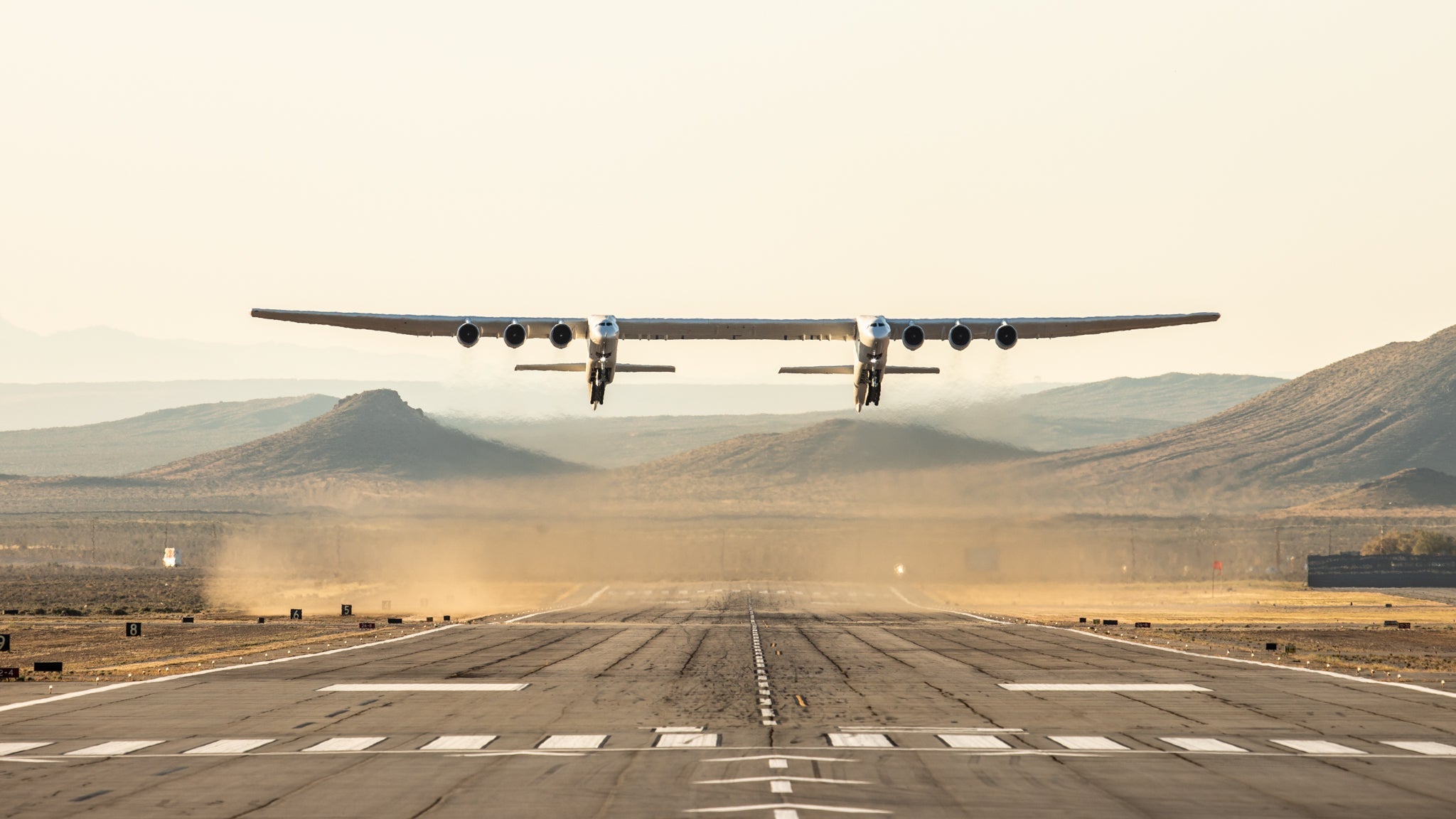 First flight of Stratolaunch. Photo by Stratolaunch Systems