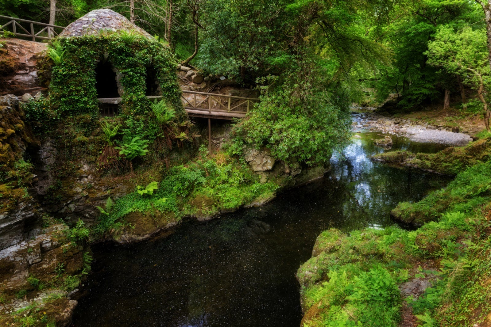 The Hermitage structure in Tollymore Forest Park. (Photo by Anna Gorin / Getty Images)