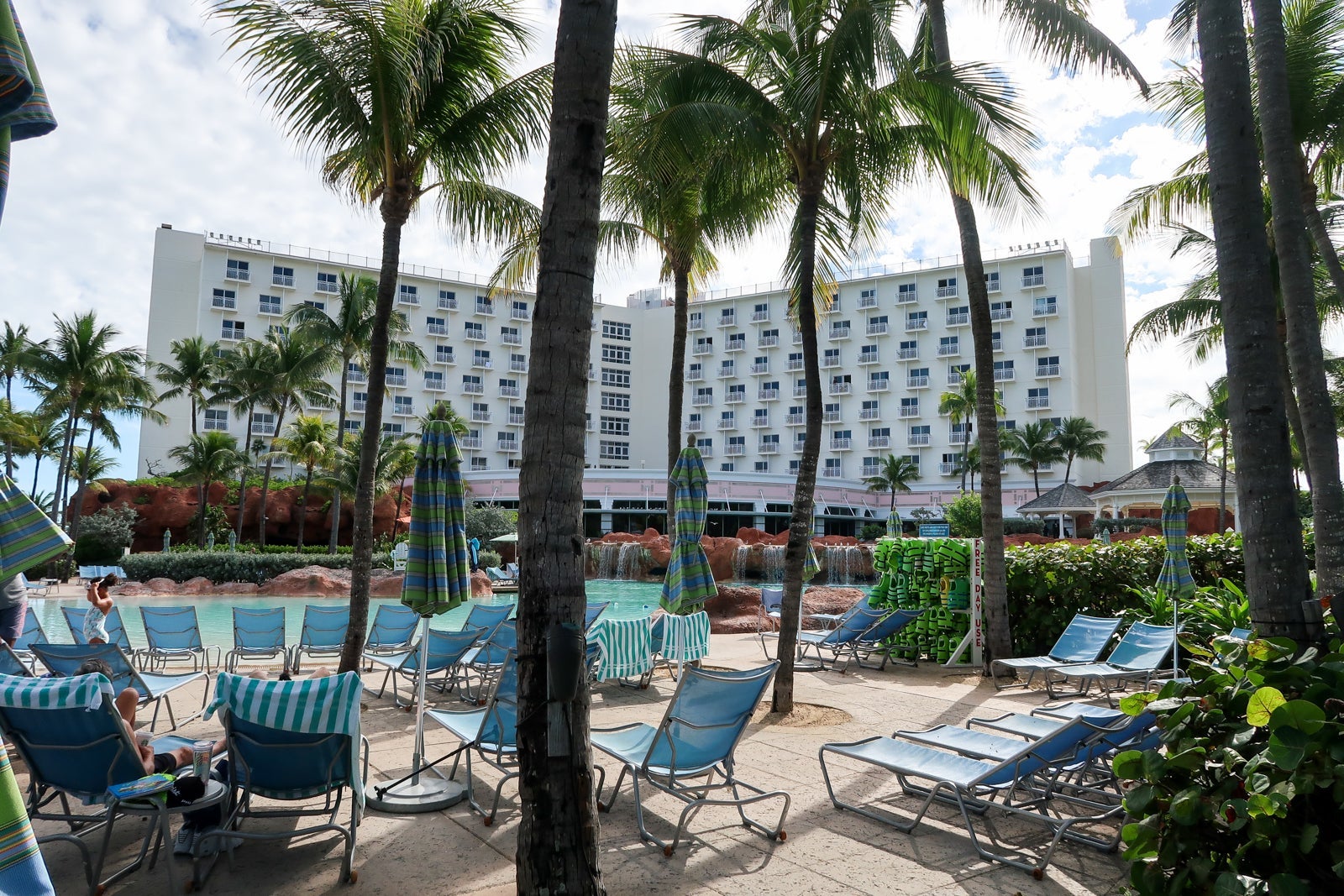 The beach towers are located at one end of the property. (Photo by Katie Genter/The Points Guy)