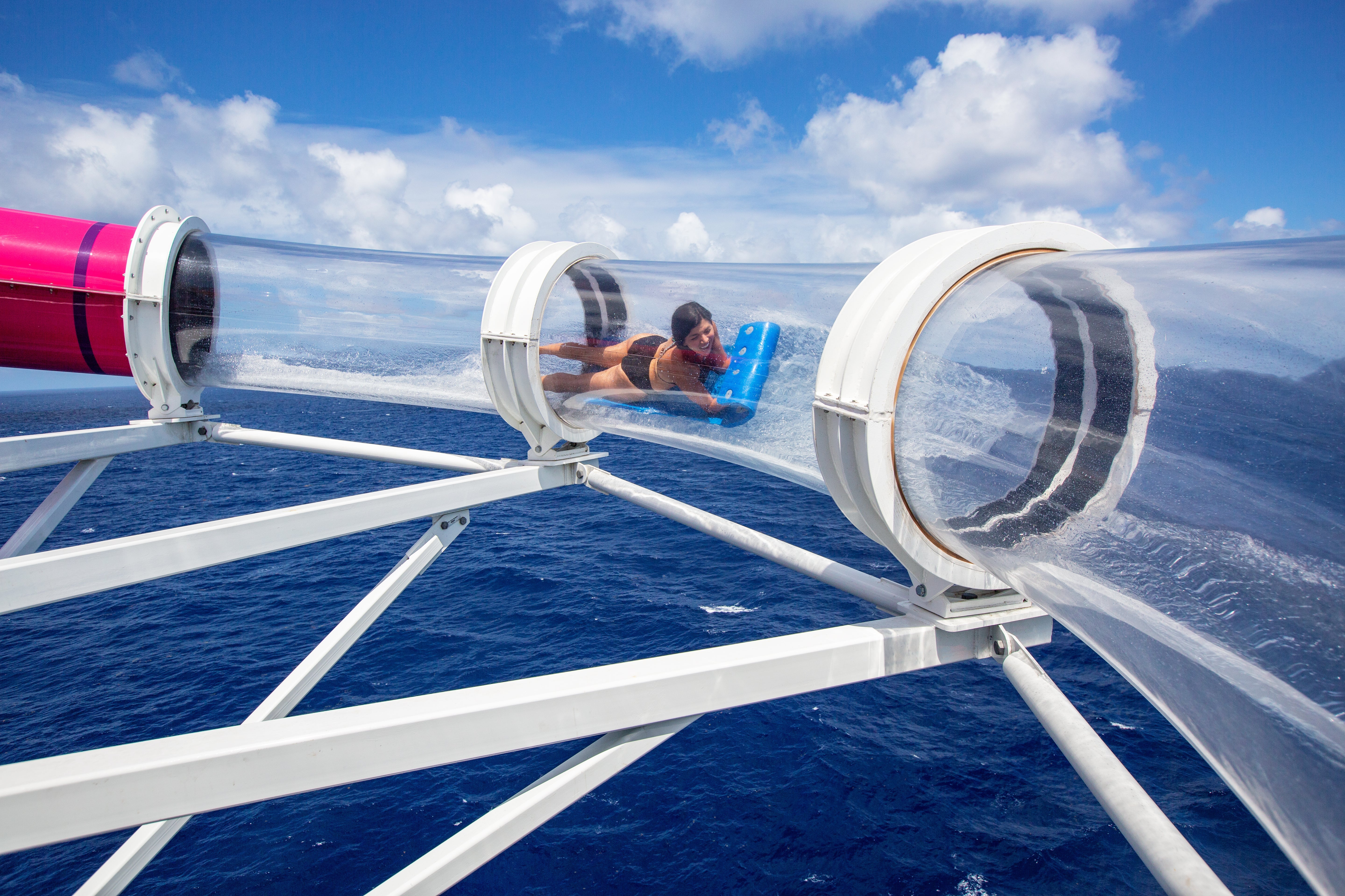 Longest Waterslide on a Cruise Ship: Royal Caribbean Navigator of 