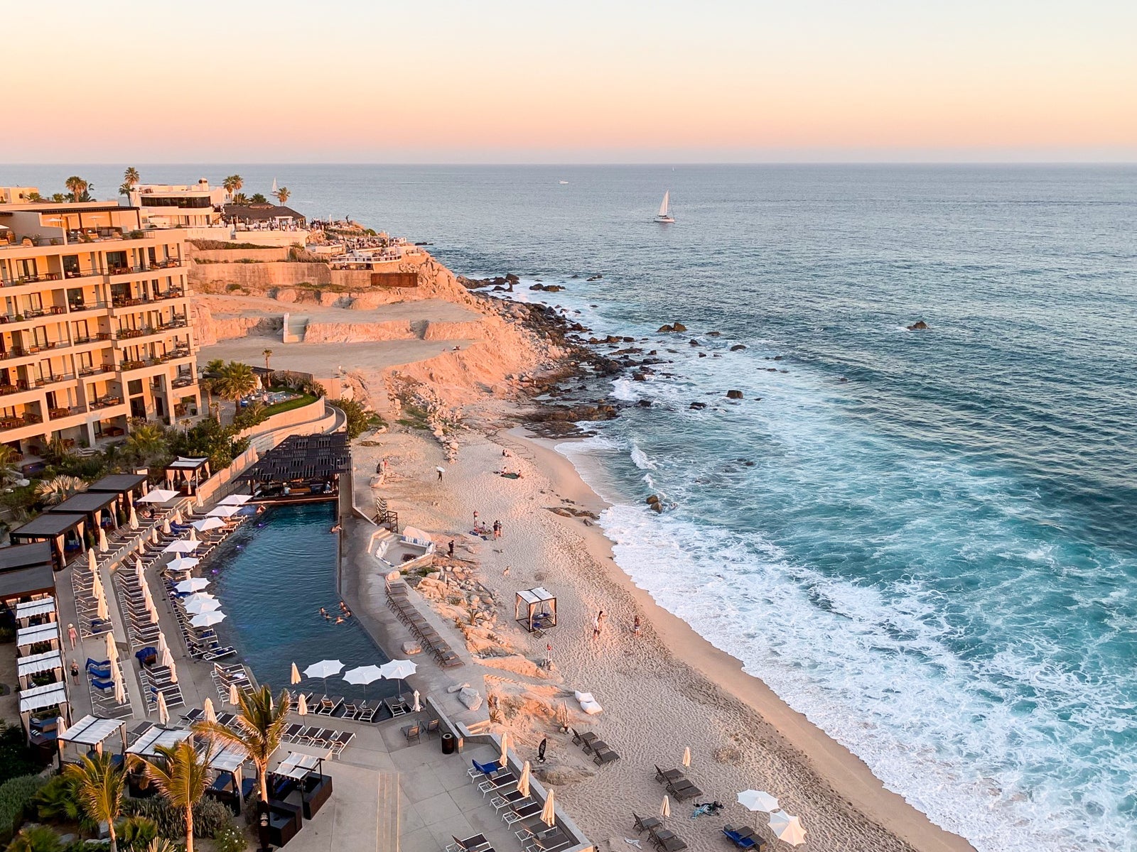 beach along The Cape hotel in Cabo San Lucas, Mexico
