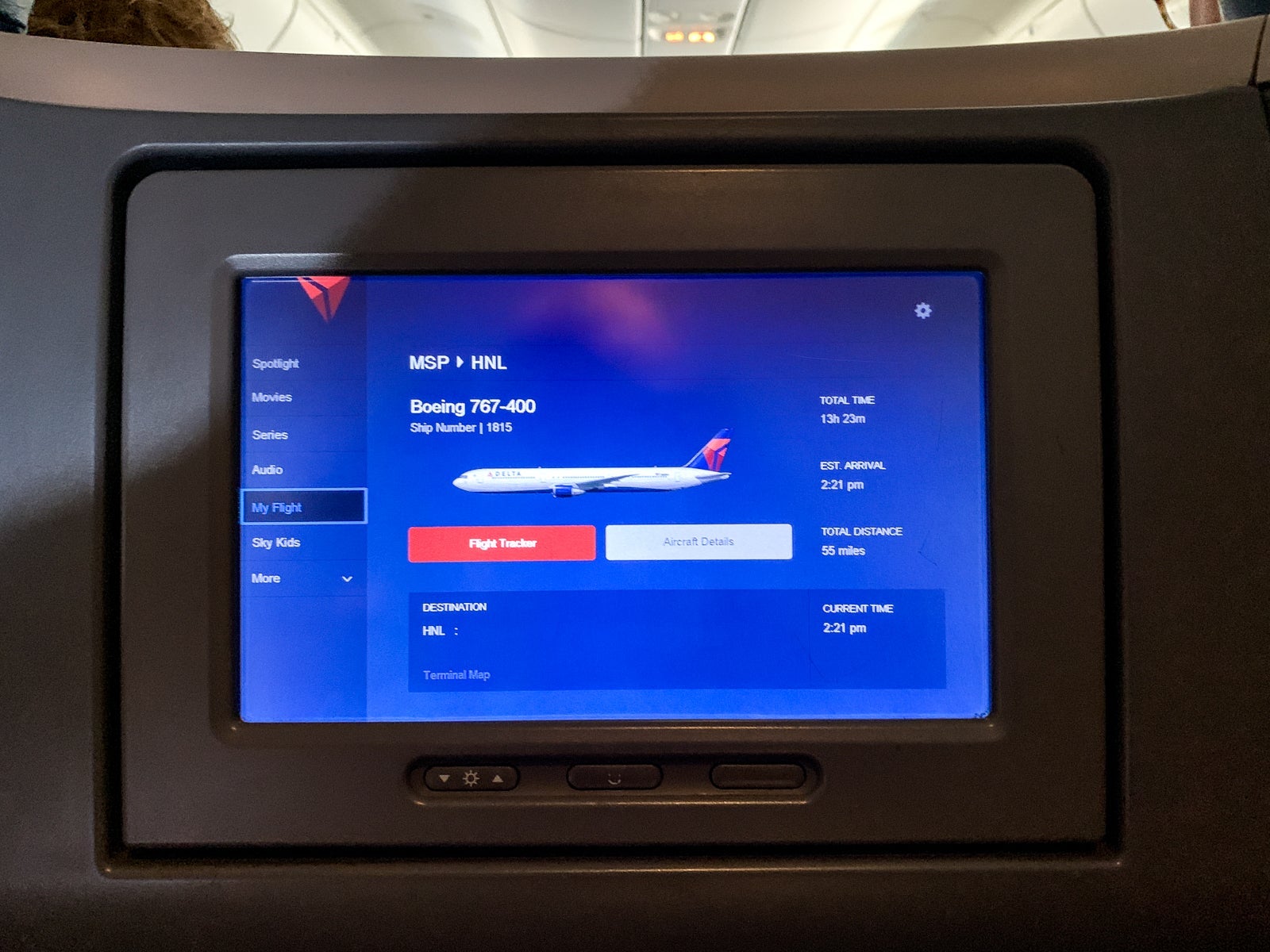 Delta One 767-400ER_Business_MSP-HNL