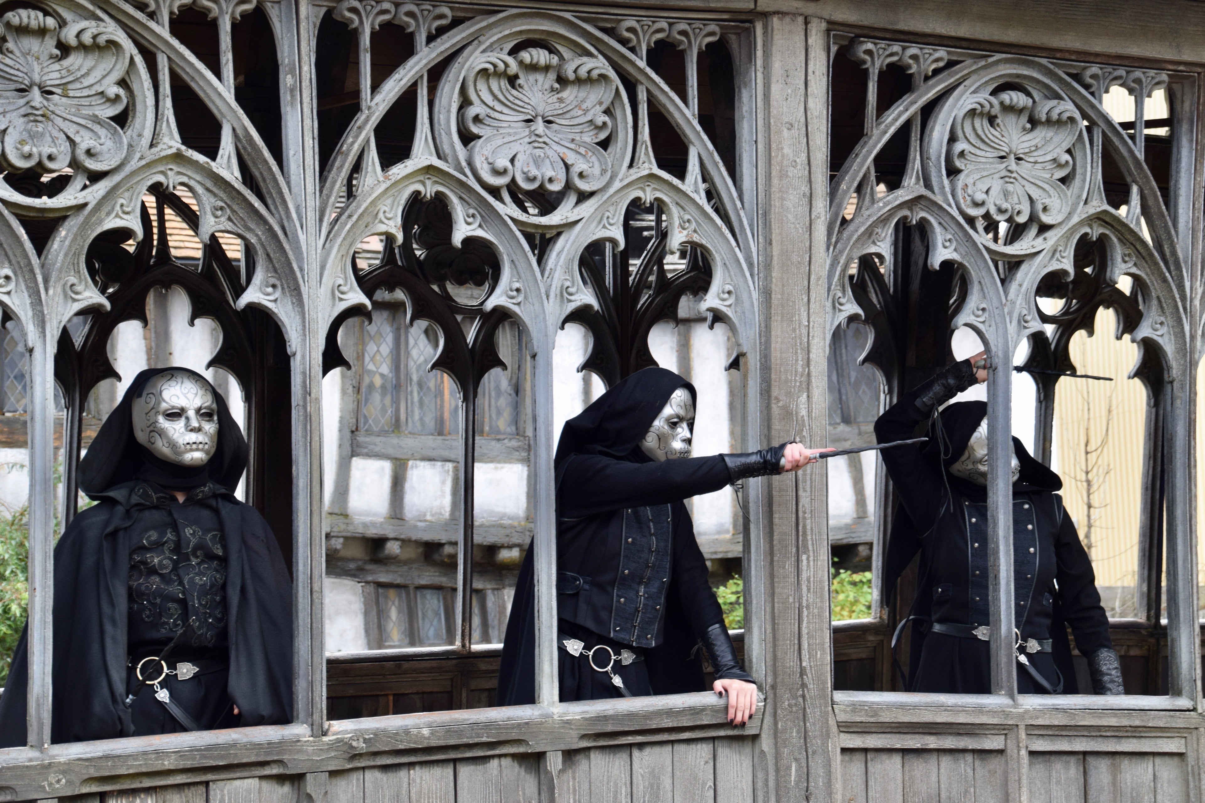 evil wand fight Harry Potter Studios London