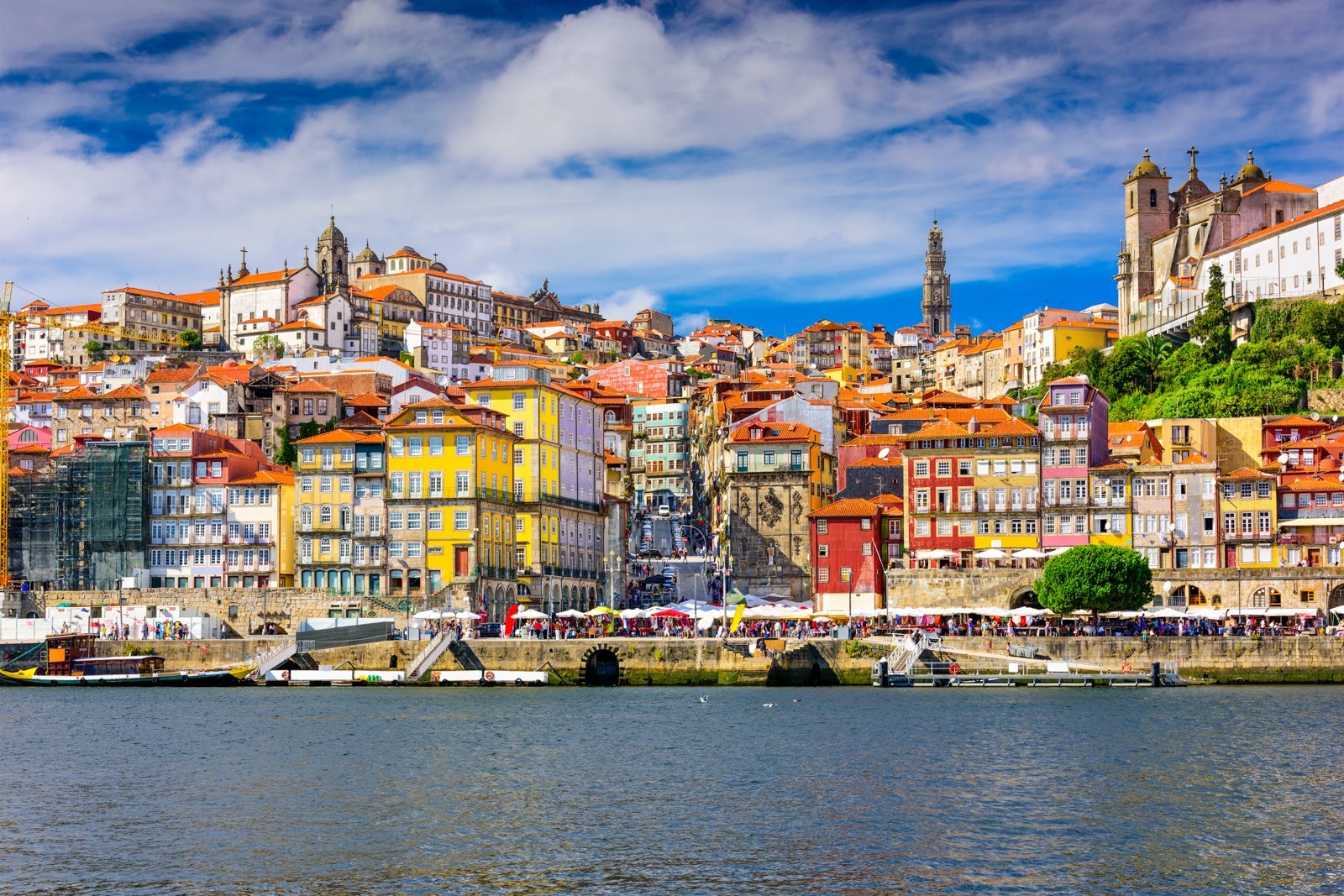 Porto, Portugal skyline from across the Douro River. (Photo by ESB Professional / Shutterstock)
