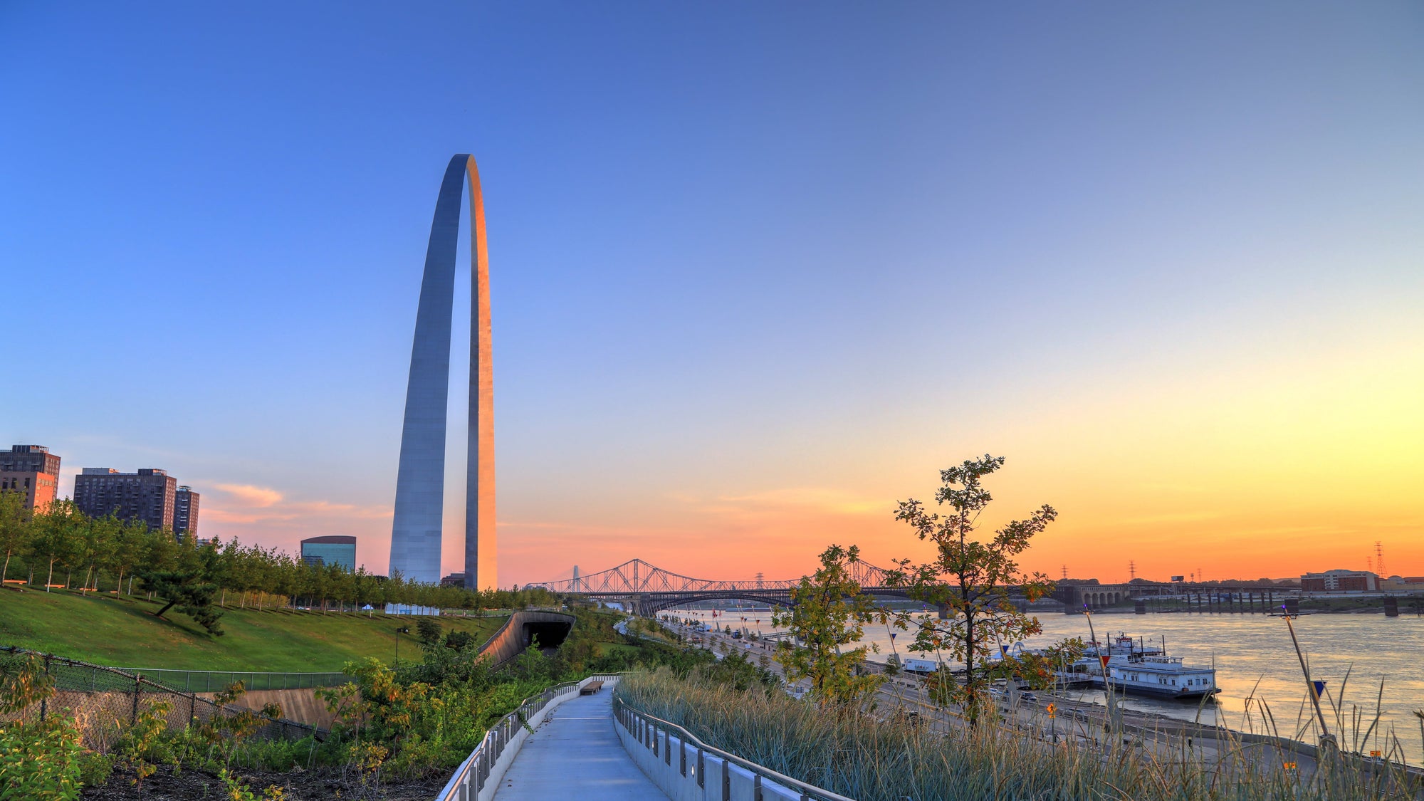 Gateway Arch in St. Louis, Missouri