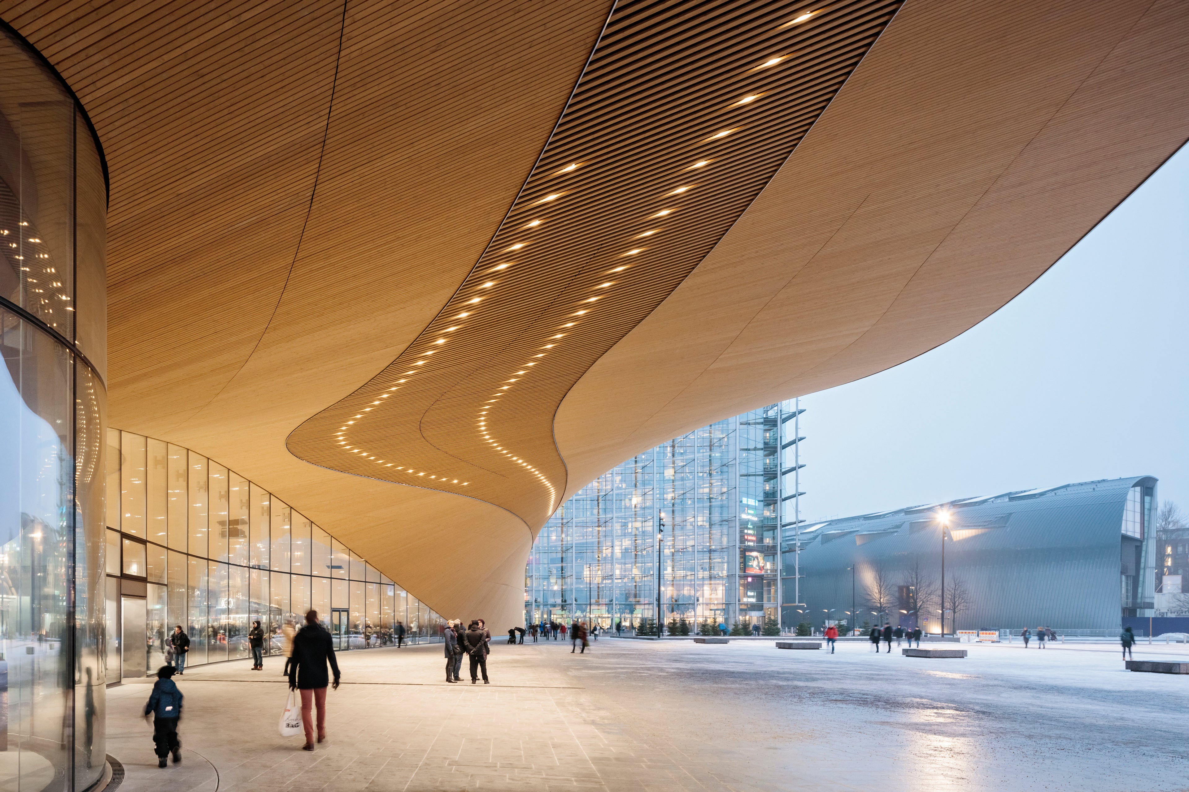Library Oodi is worth a visit for the design alone. (Photo courtesy of ALA Architects)