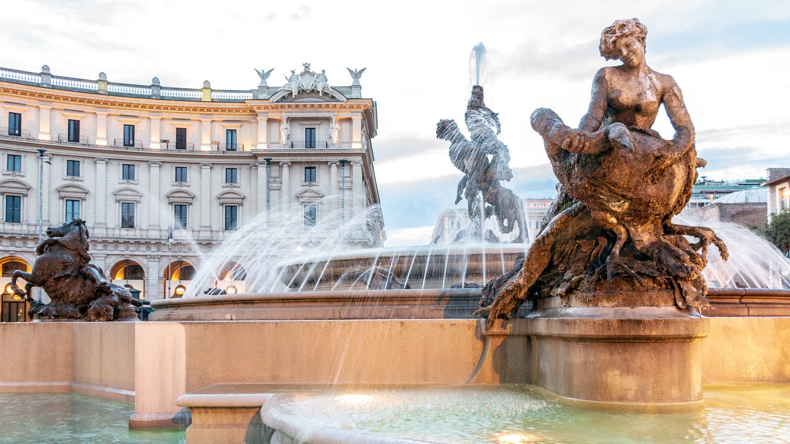 The Piazza della Repubblica. (Photo by John Seaton Callahan / Getty Images)