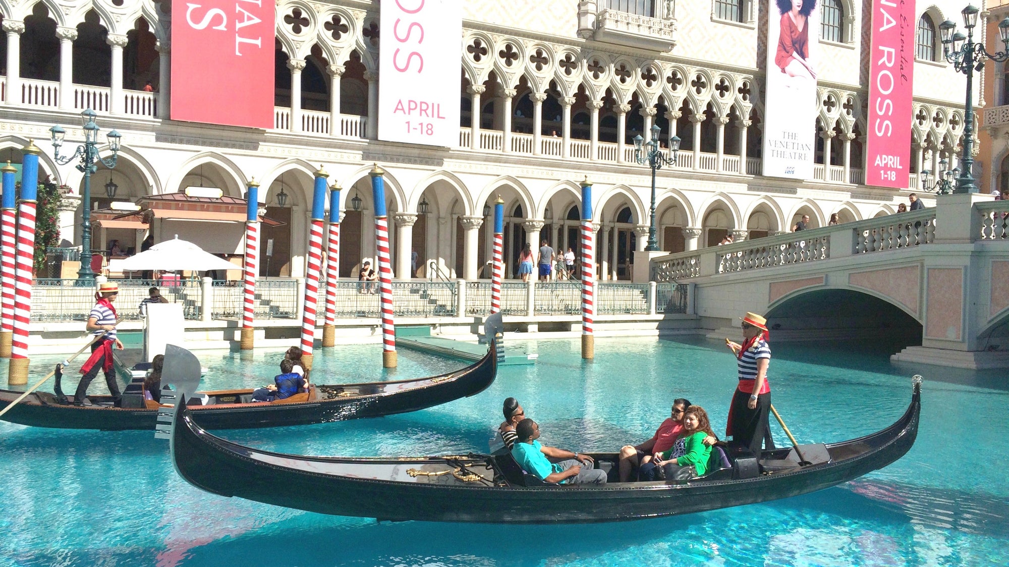 Las Vegas with kids - Gondola Rides Venetian