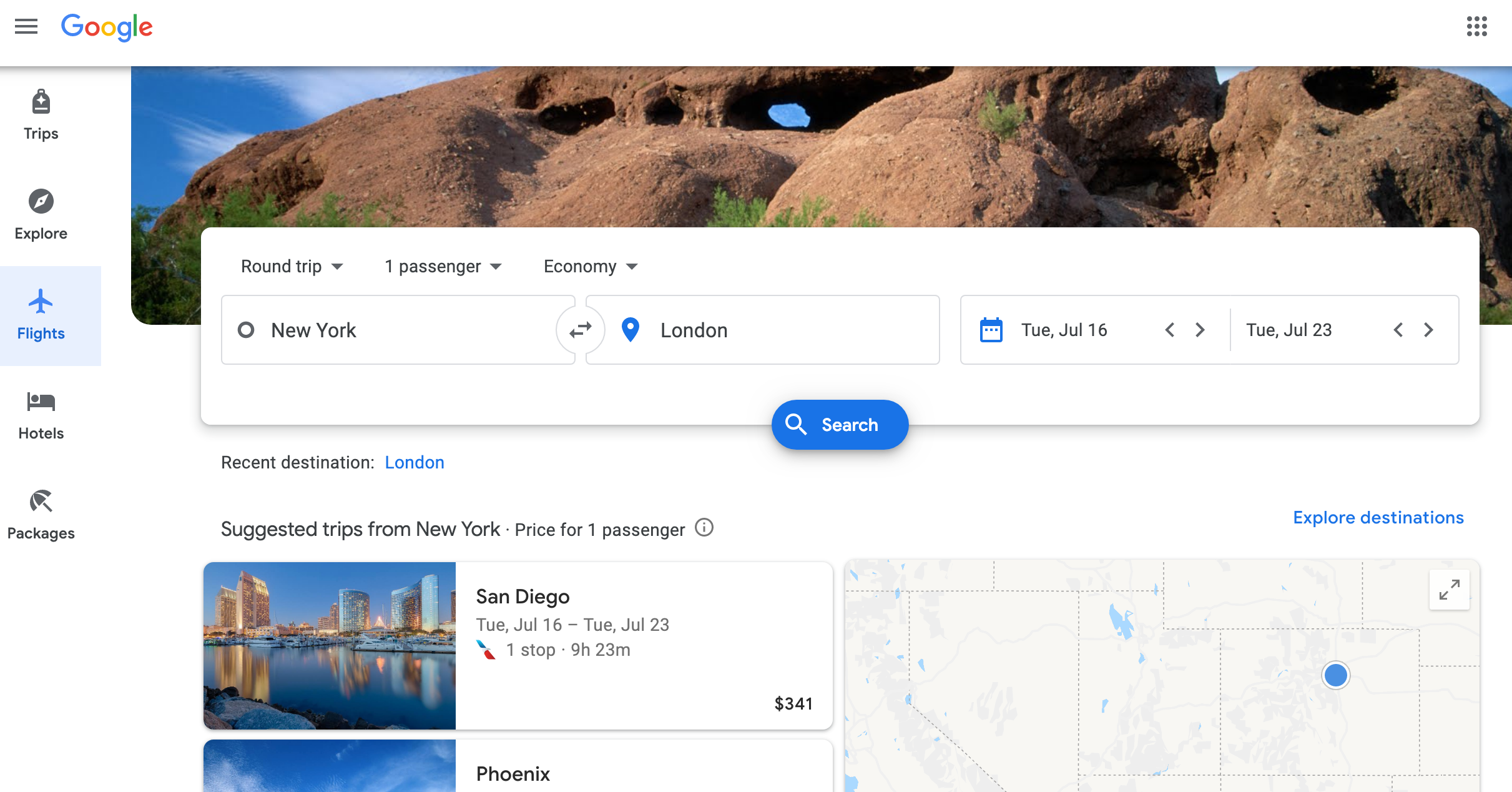 (Image via Google Flights)